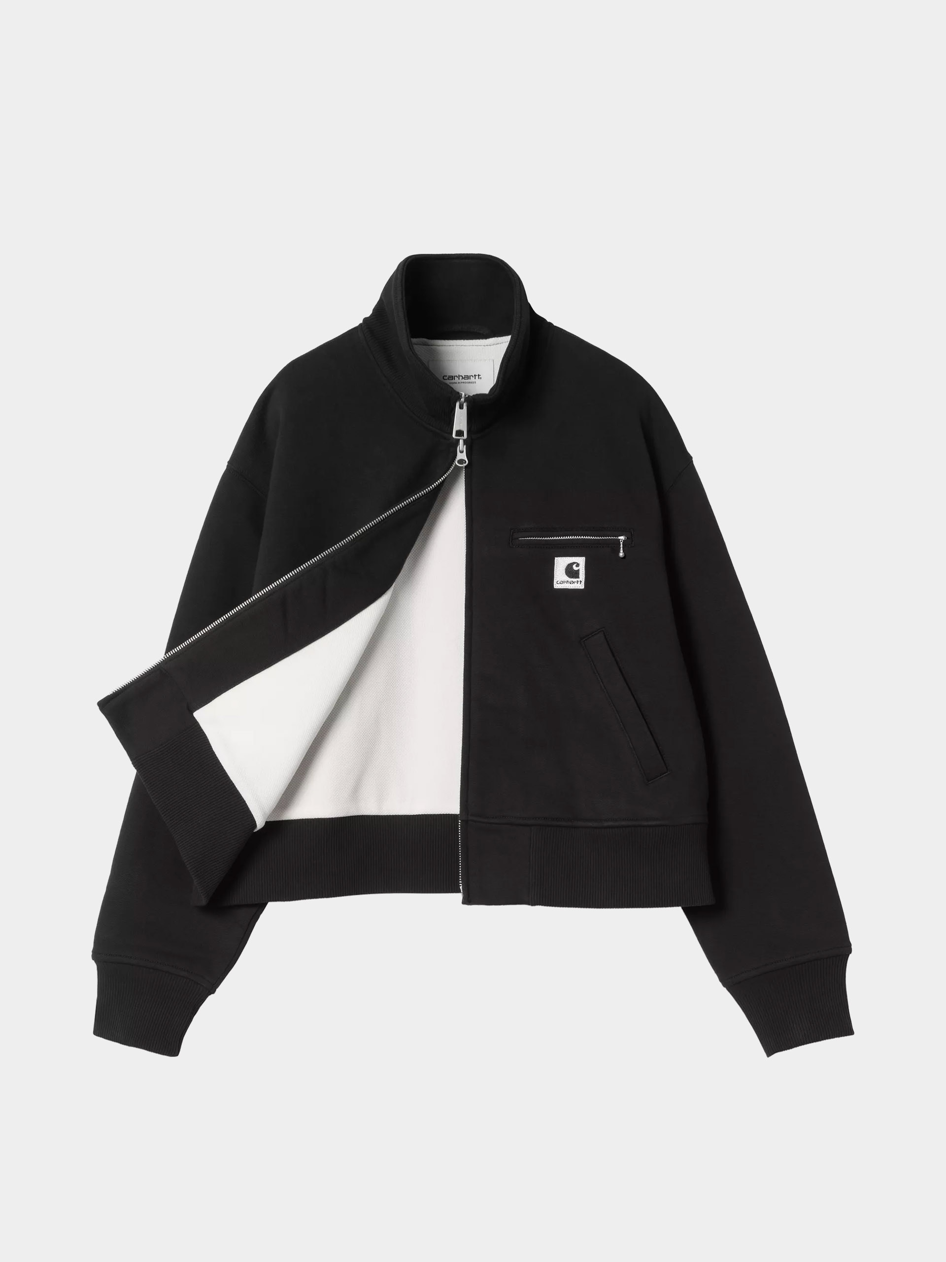 Bunda Carhartt WIP Detroit Wmn (black/stone washed)