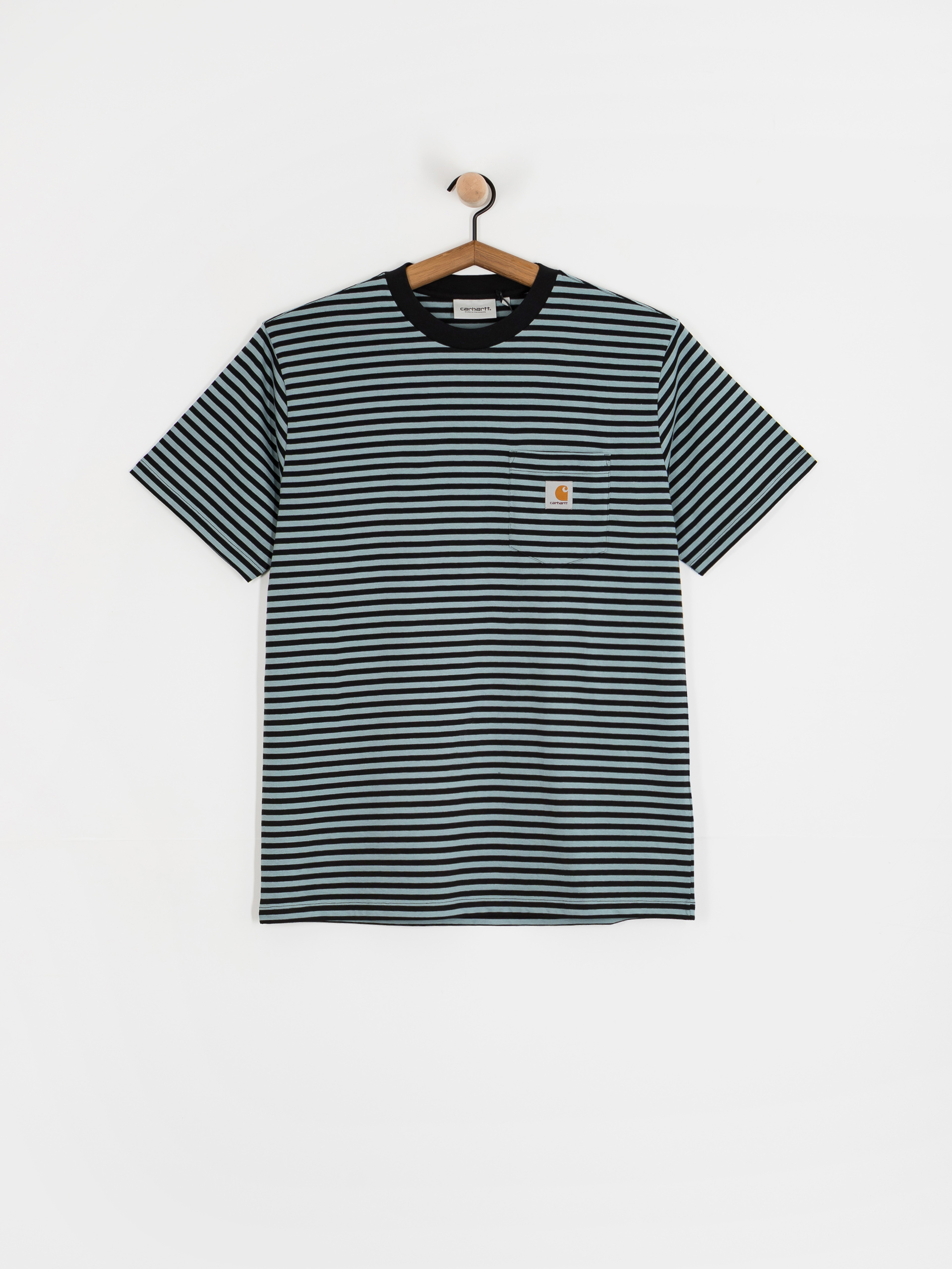 Tričko Carhartt WIP Verner Pocket (verner stripe/black/citadel)