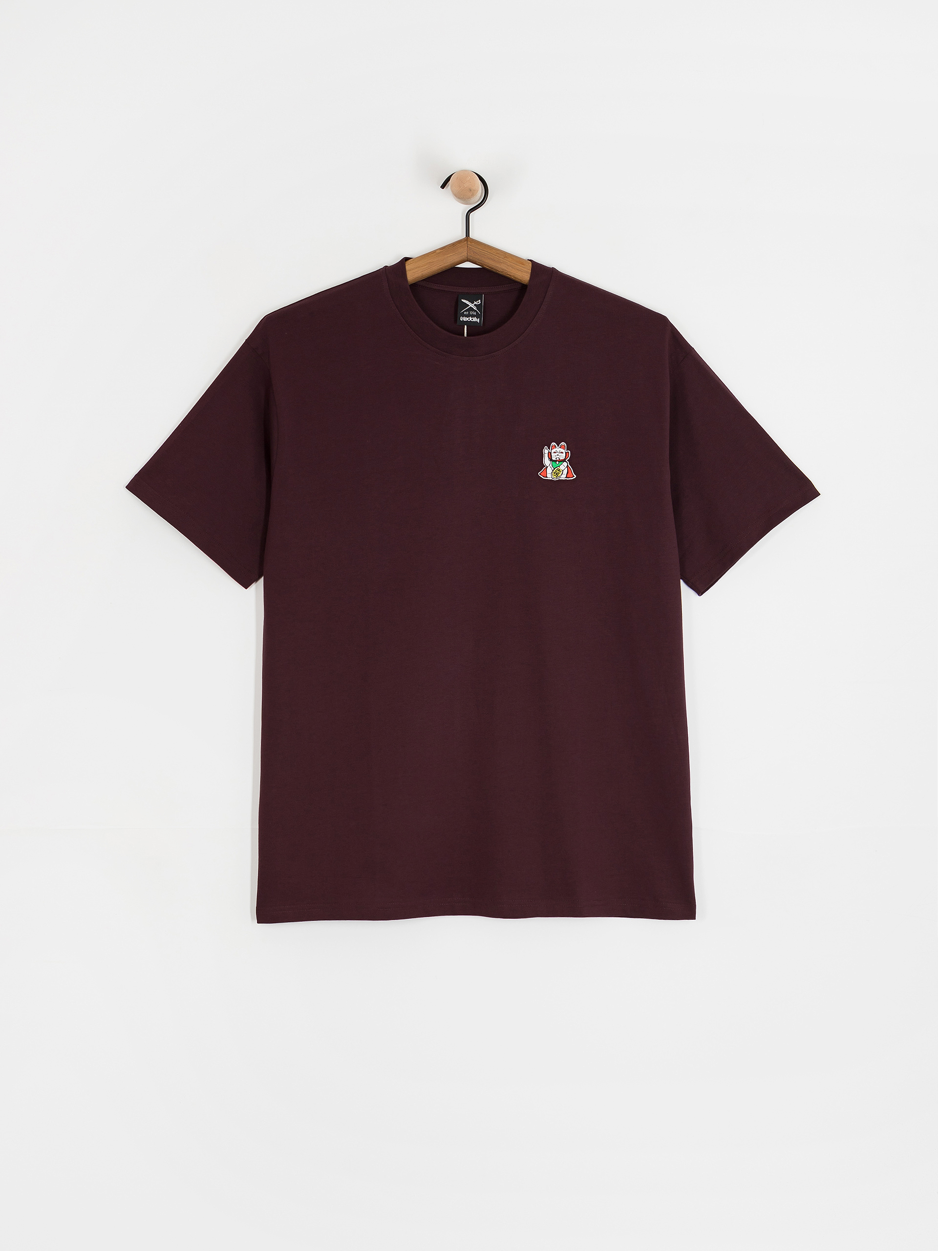 Tričko Iriedaily Vamp Cat (aubergine)