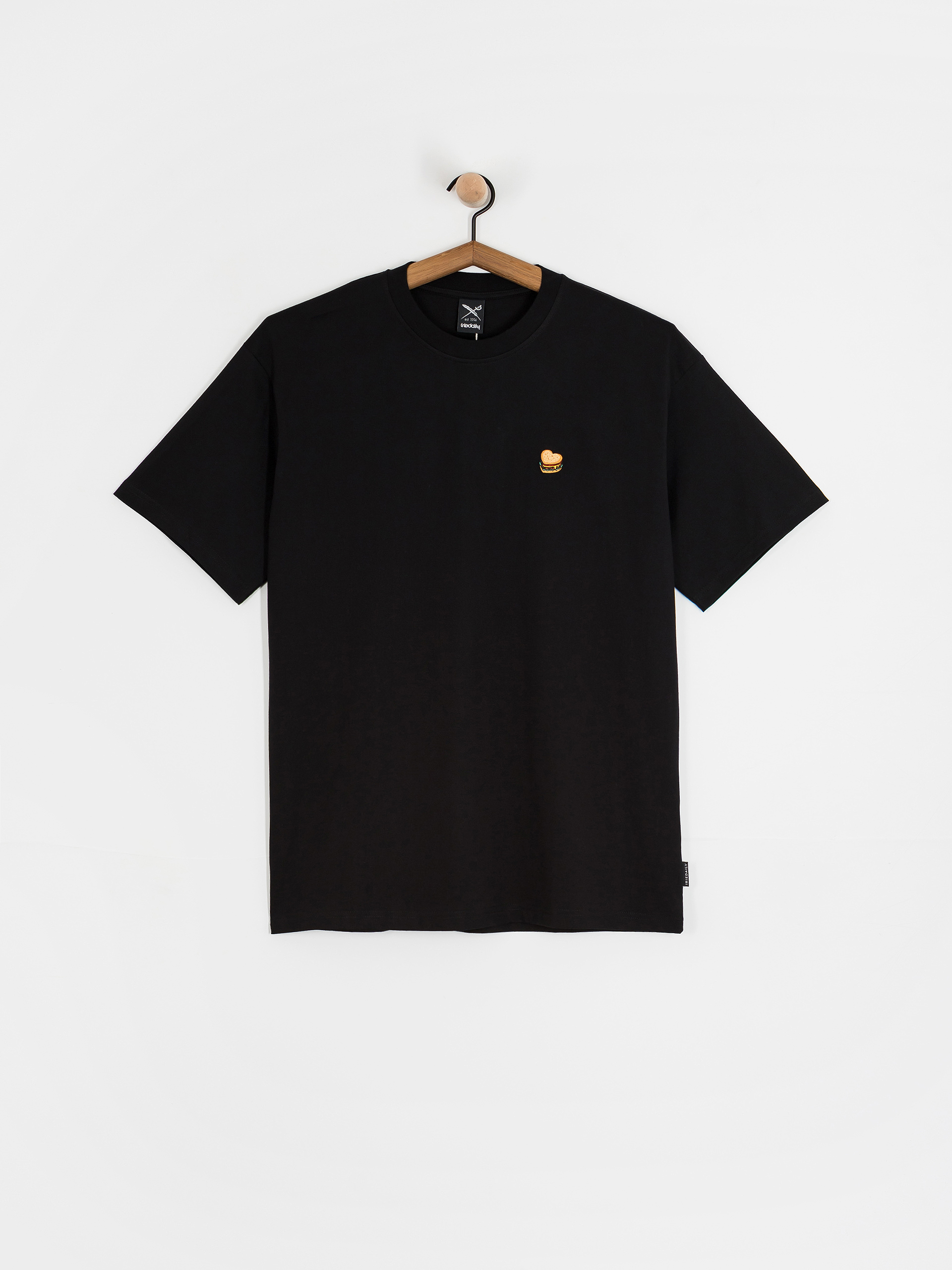 Tričko Iriedaily Burger Heart (black)