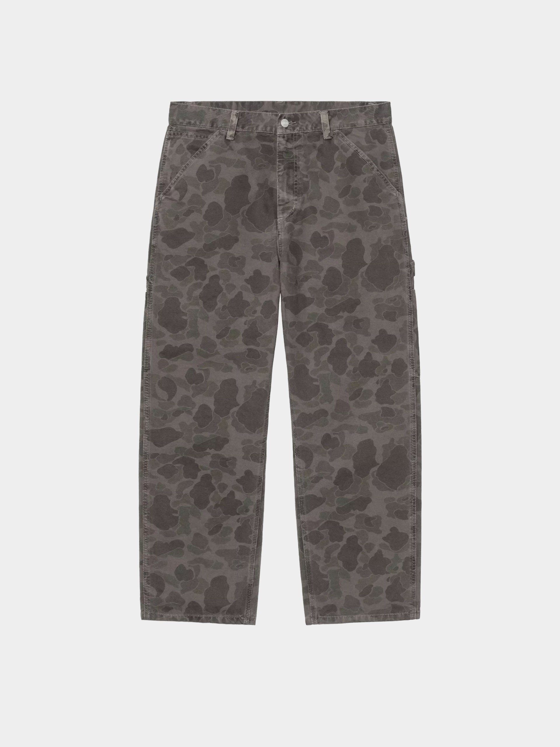 Kalhoty Carhartt WIP Duck Single Knee (camo duck/green/porphyry/garment dyed)