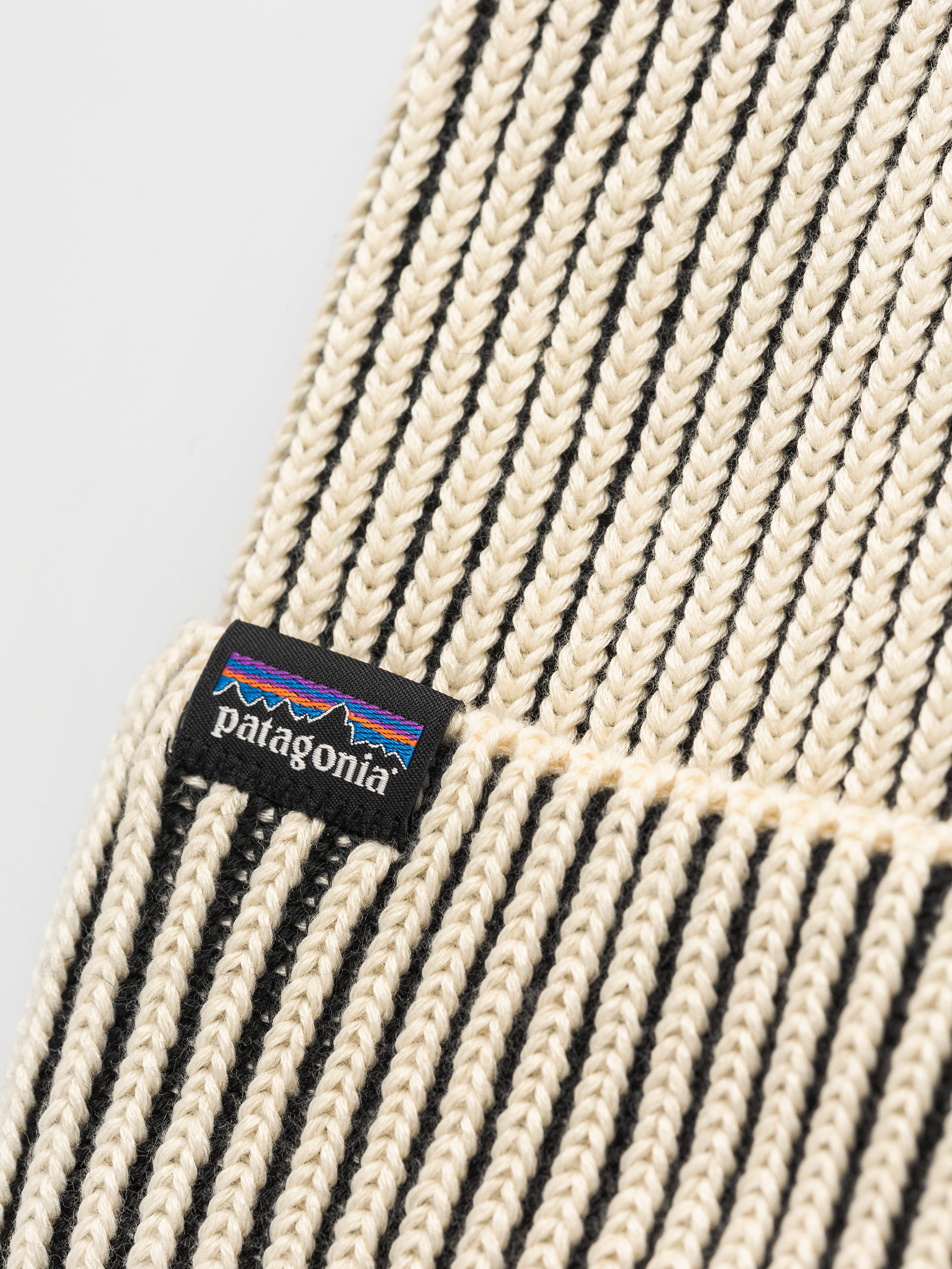 Čepice Patagonia Fishermans Rolled (contrast stripe black)