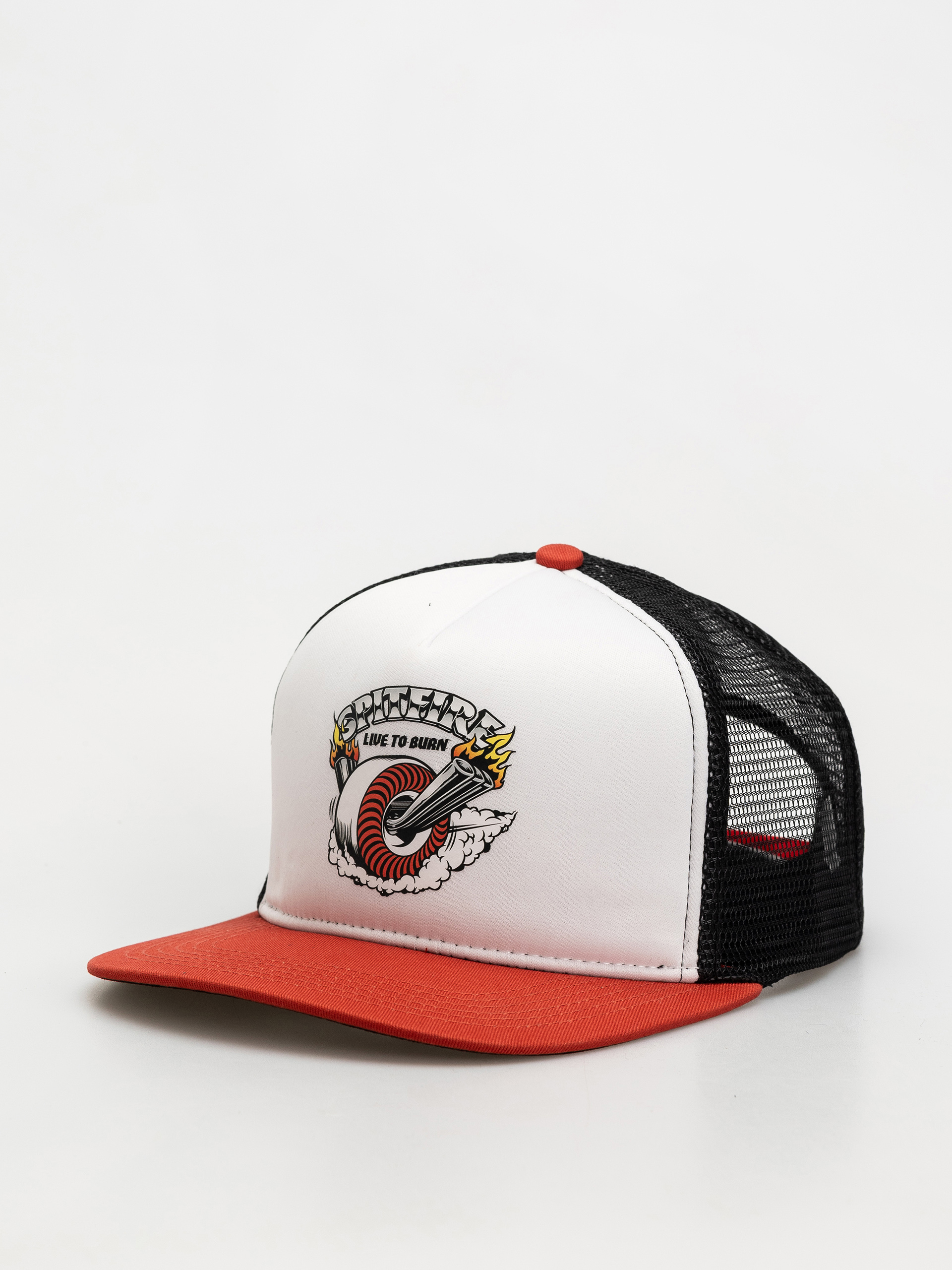 Kšiltovka Spitfire Burnout (white/red/black)
