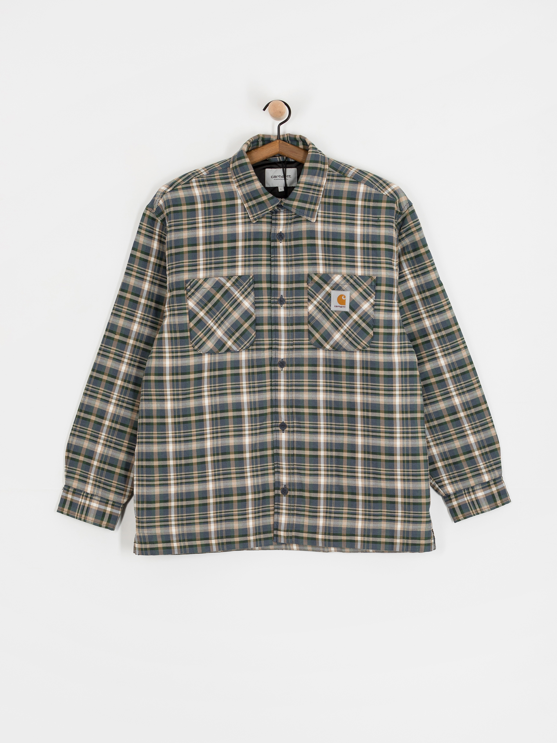 Bunda Carhartt WIP Cronyn (cronyn check/dark navy)