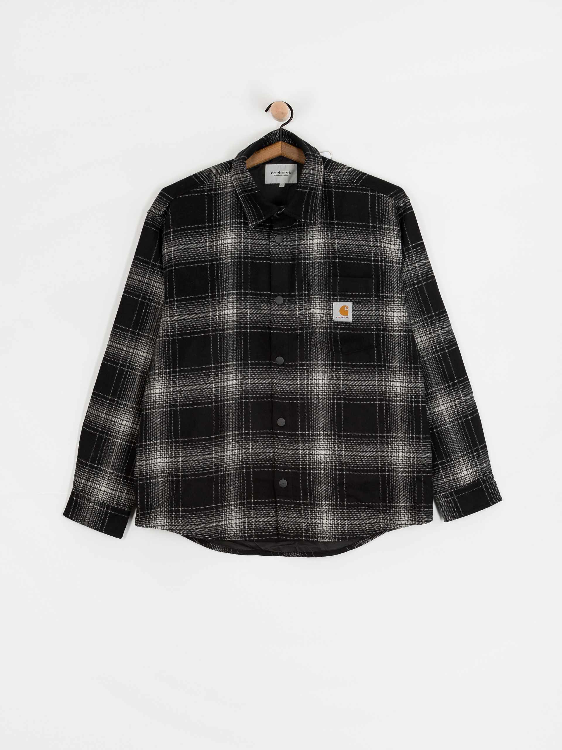 Bunda Carhartt WIP Brennan (brennan check/black/wax)