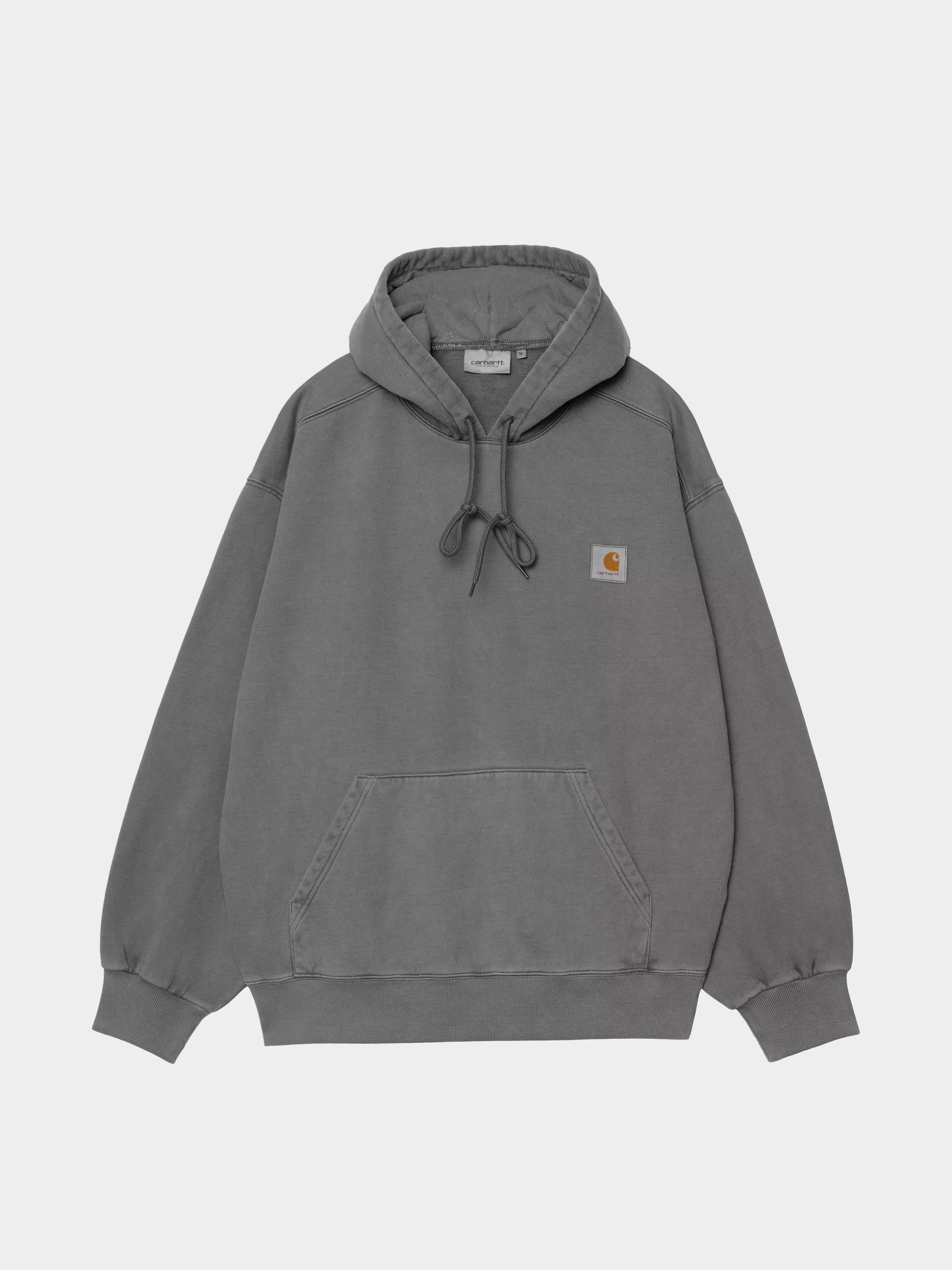 Mikina s kapucu00ed Carhartt WIP Vista HD (black/garment dyed)