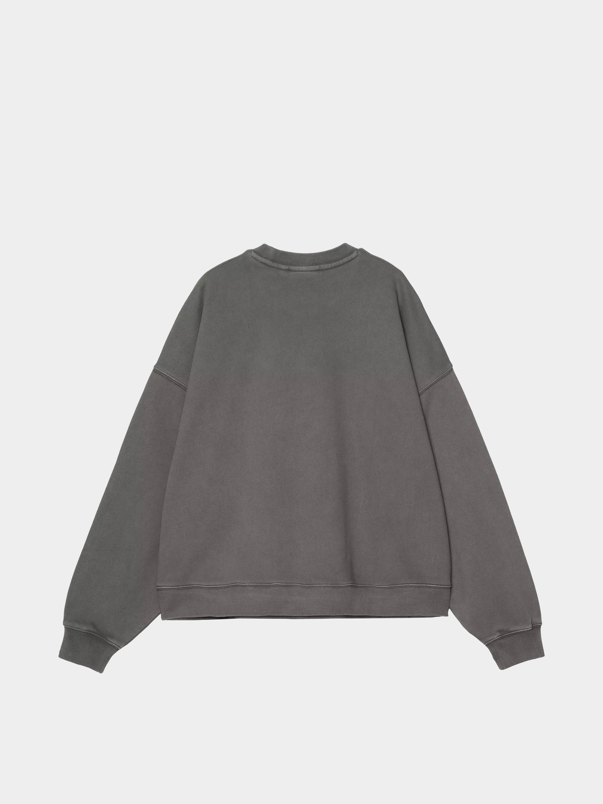 Mikina Carhartt WIP Benton Wmn (graphite/garment dyed)