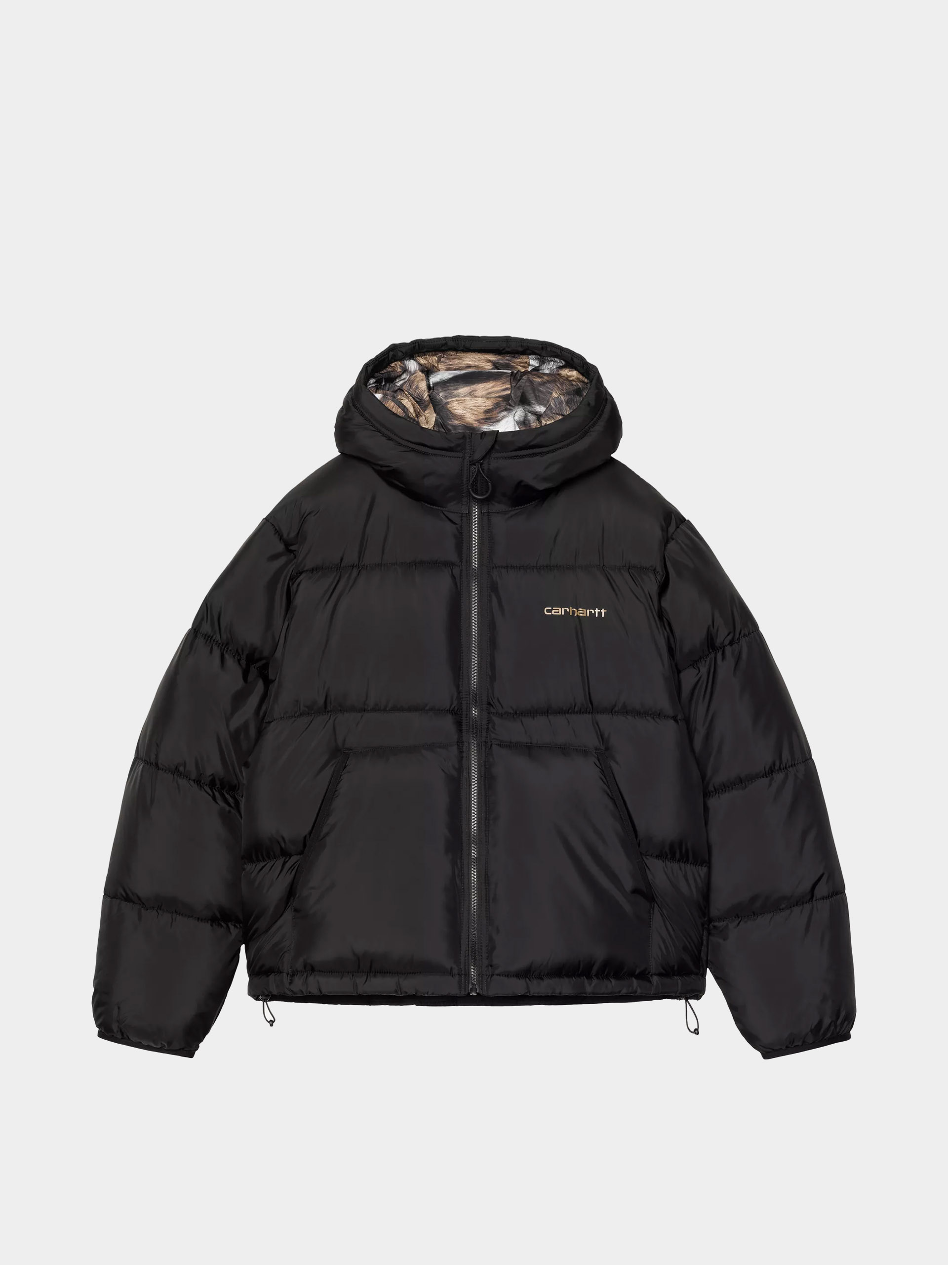 Bunda Carhartt WIP Toronto Wmn (black/wild dog print)