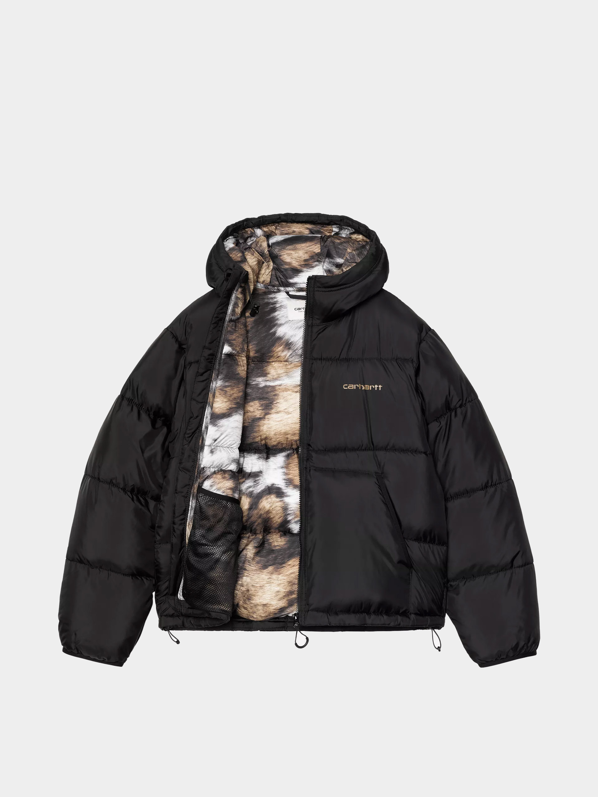 Bunda Carhartt WIP Toronto Wmn (black/wild dog print)