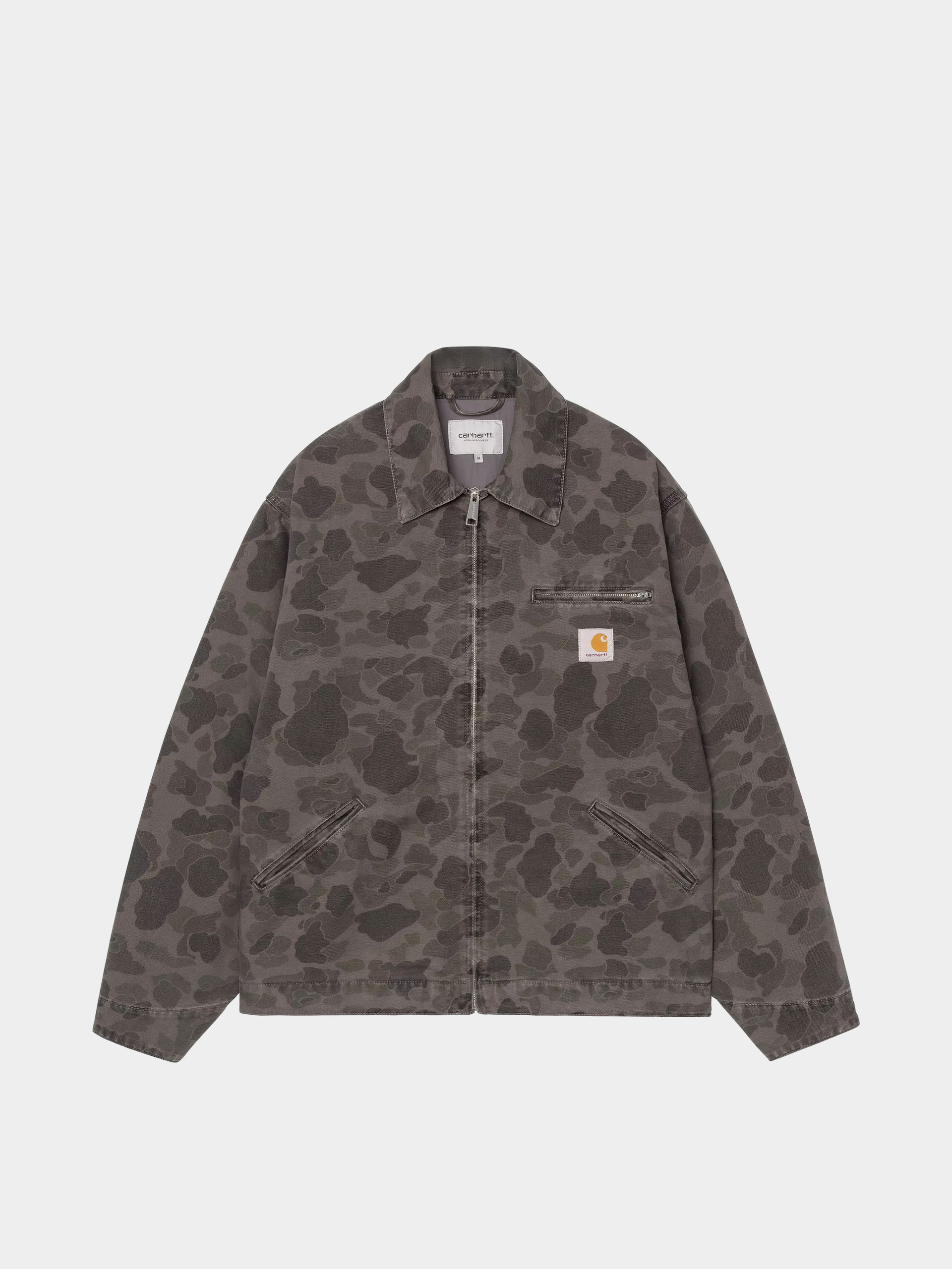 Bunda Carhartt WIP Duck Detroit (camo duck/green/porphyry/garment dyed)
