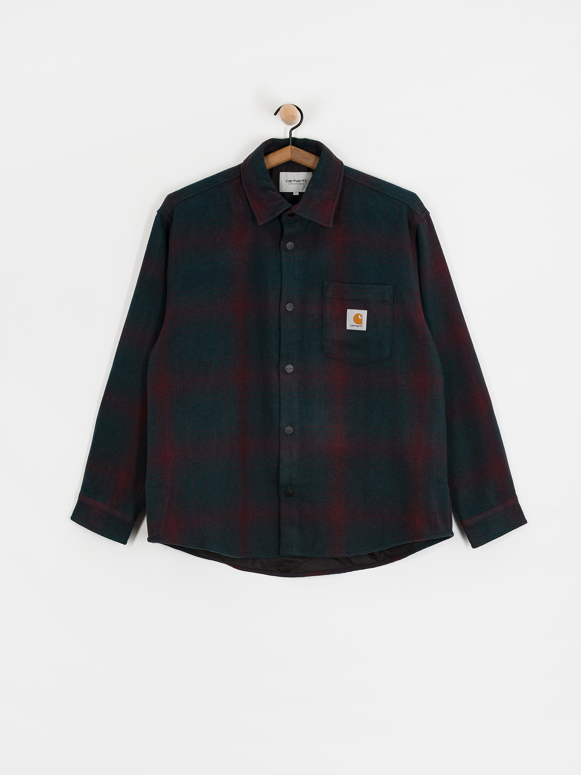 Bunda Carhartt WIP Brennan (brennan check/deep lagoon/rondo)