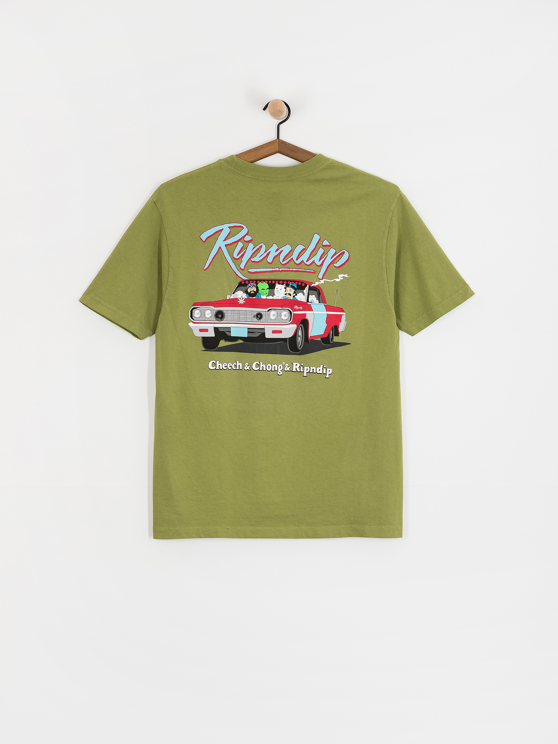 Tričko RipNDip Riders (light forest)