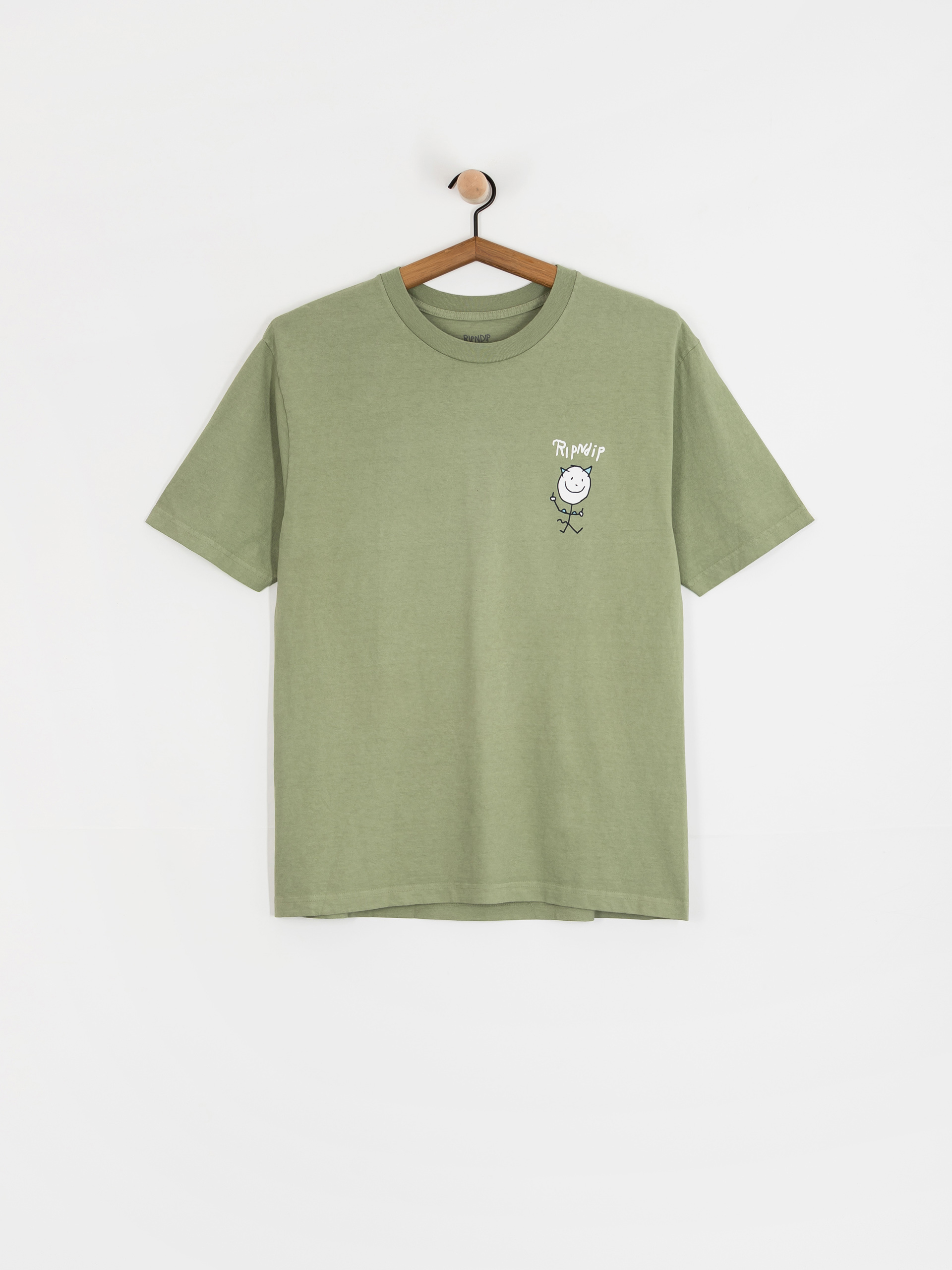 Tričko RipNDip Nerman Rockwell (dusty olive)