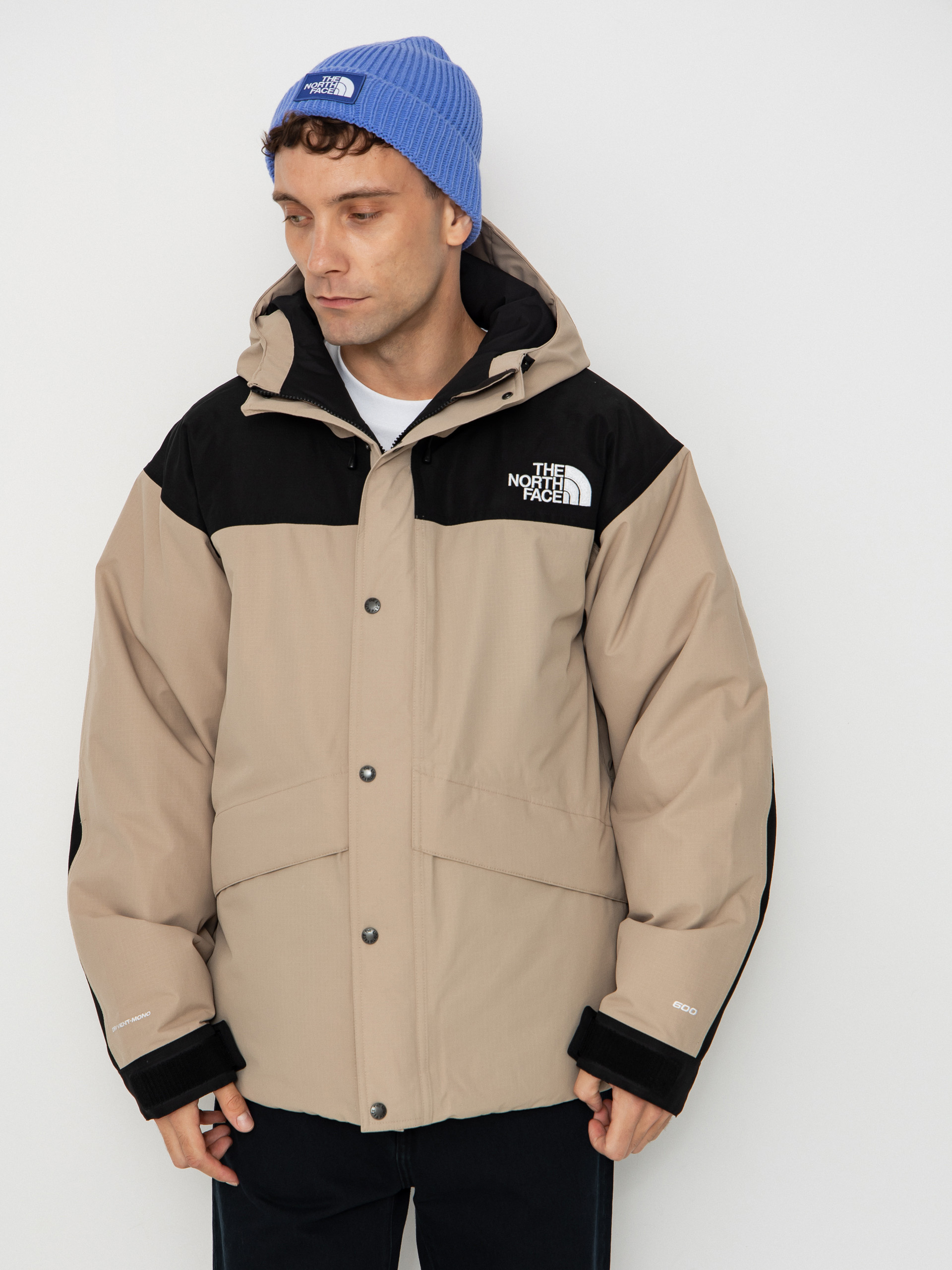 Bunda The North Face Mountain Down (mushroom grey/tnf black)