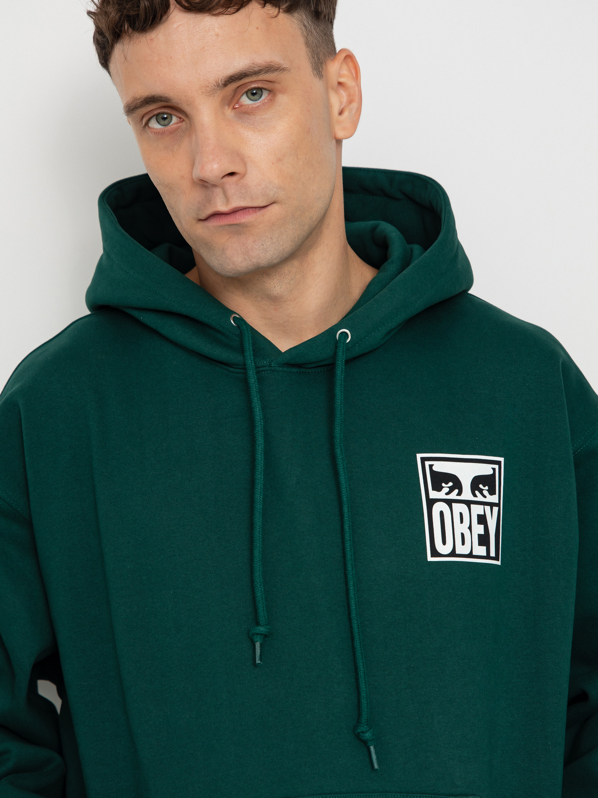 Mikina s kapucí OBEY Obey Eyes Icon HD (botanical garden)