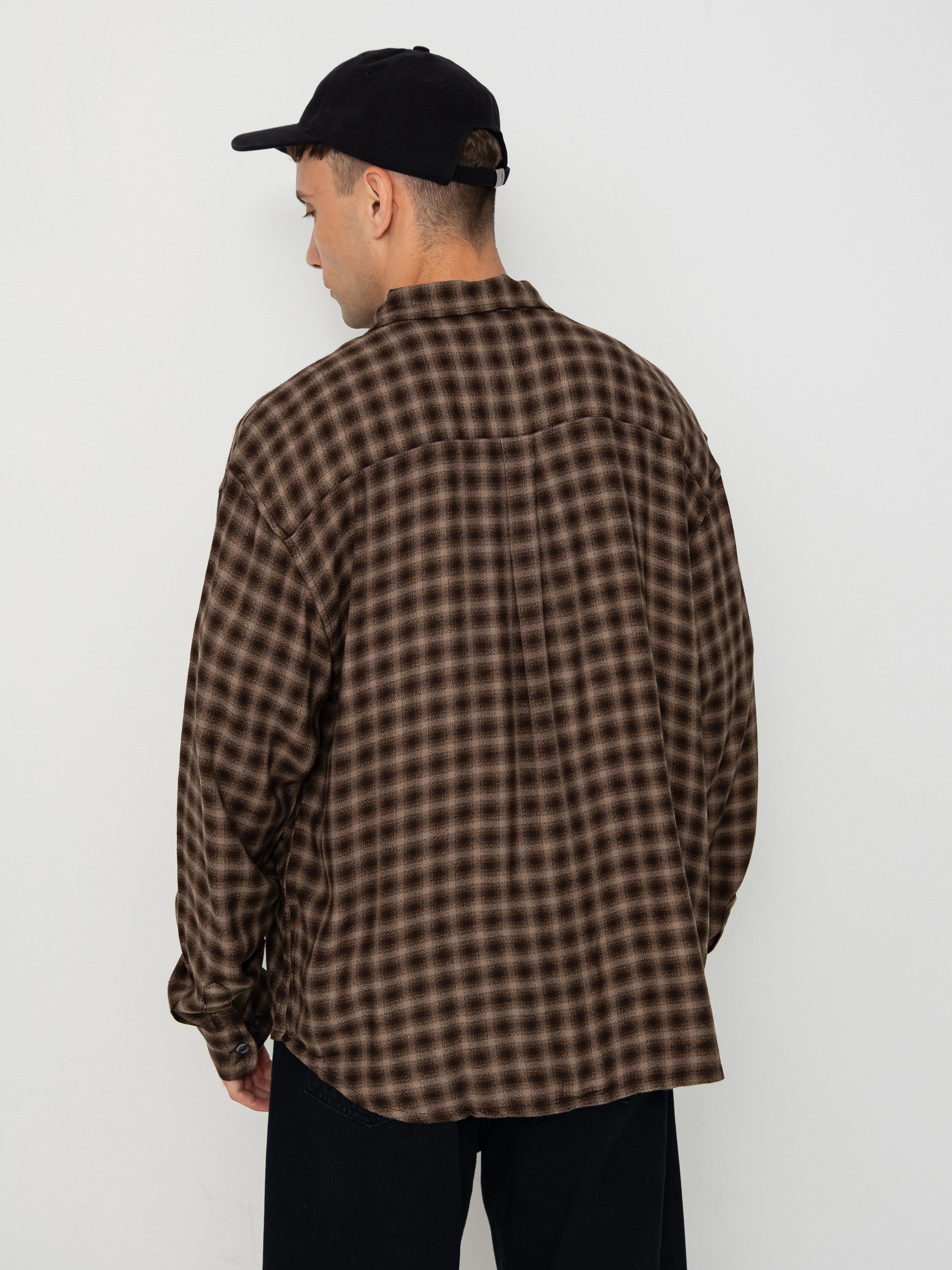 Košile OBEY Clarence Woven (black multi)