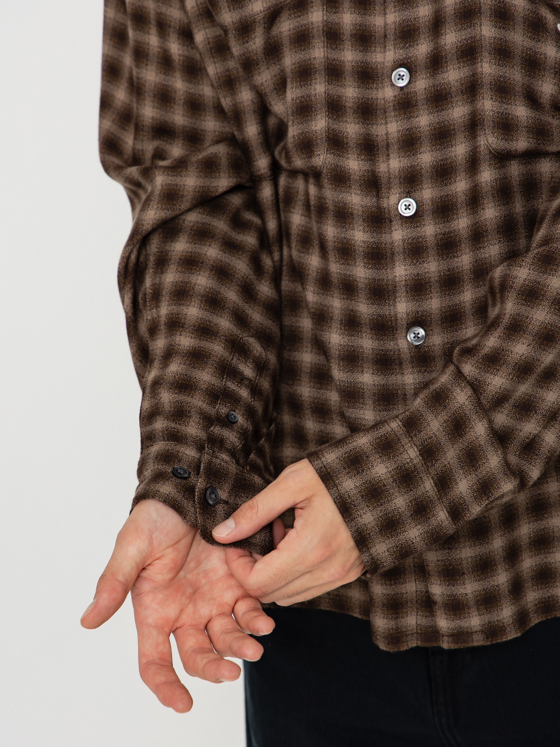 Košile OBEY Clarence Woven (black multi)