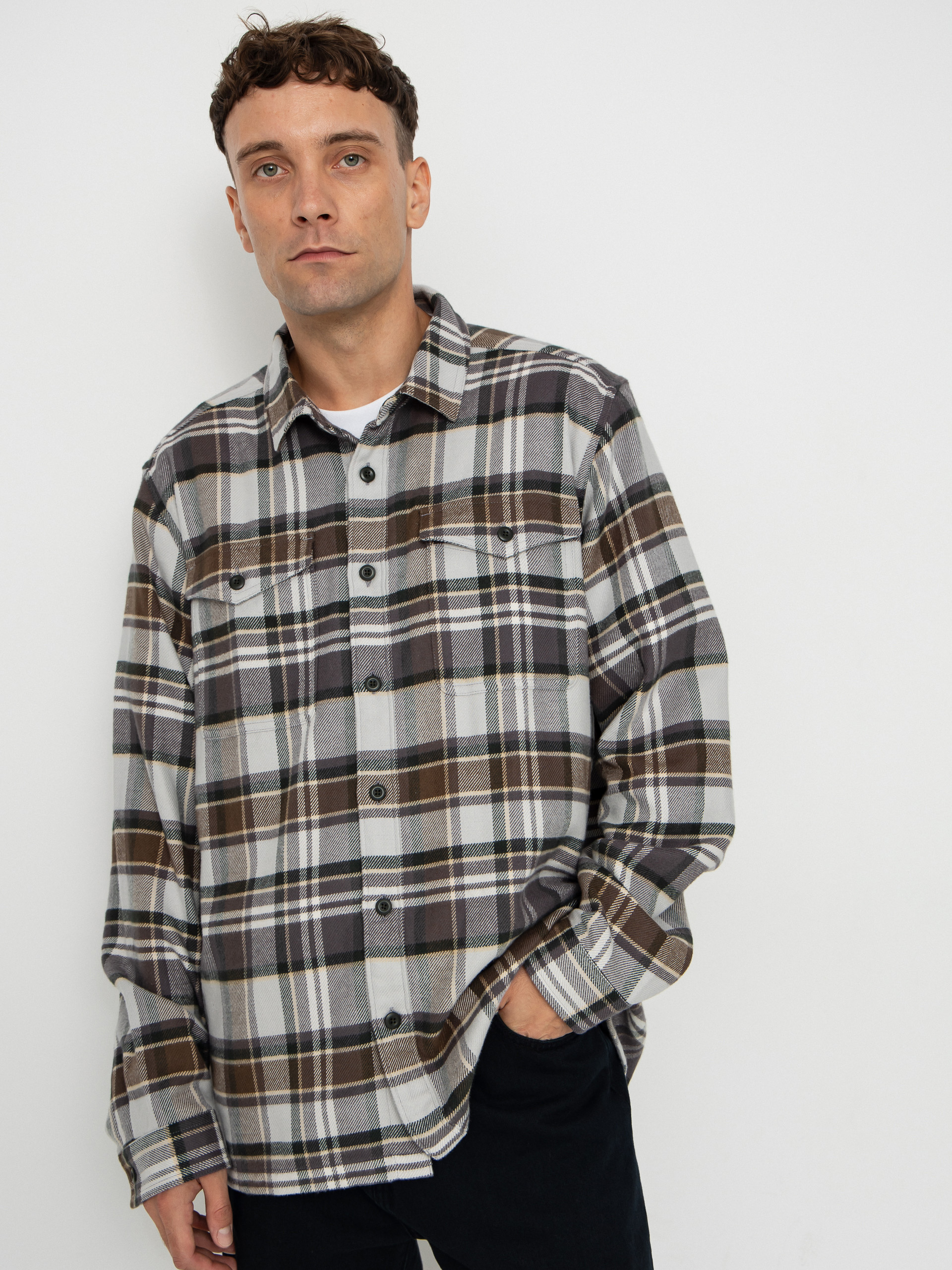 Košile Patagonia Fjord Flannel (blizzard salt grey)