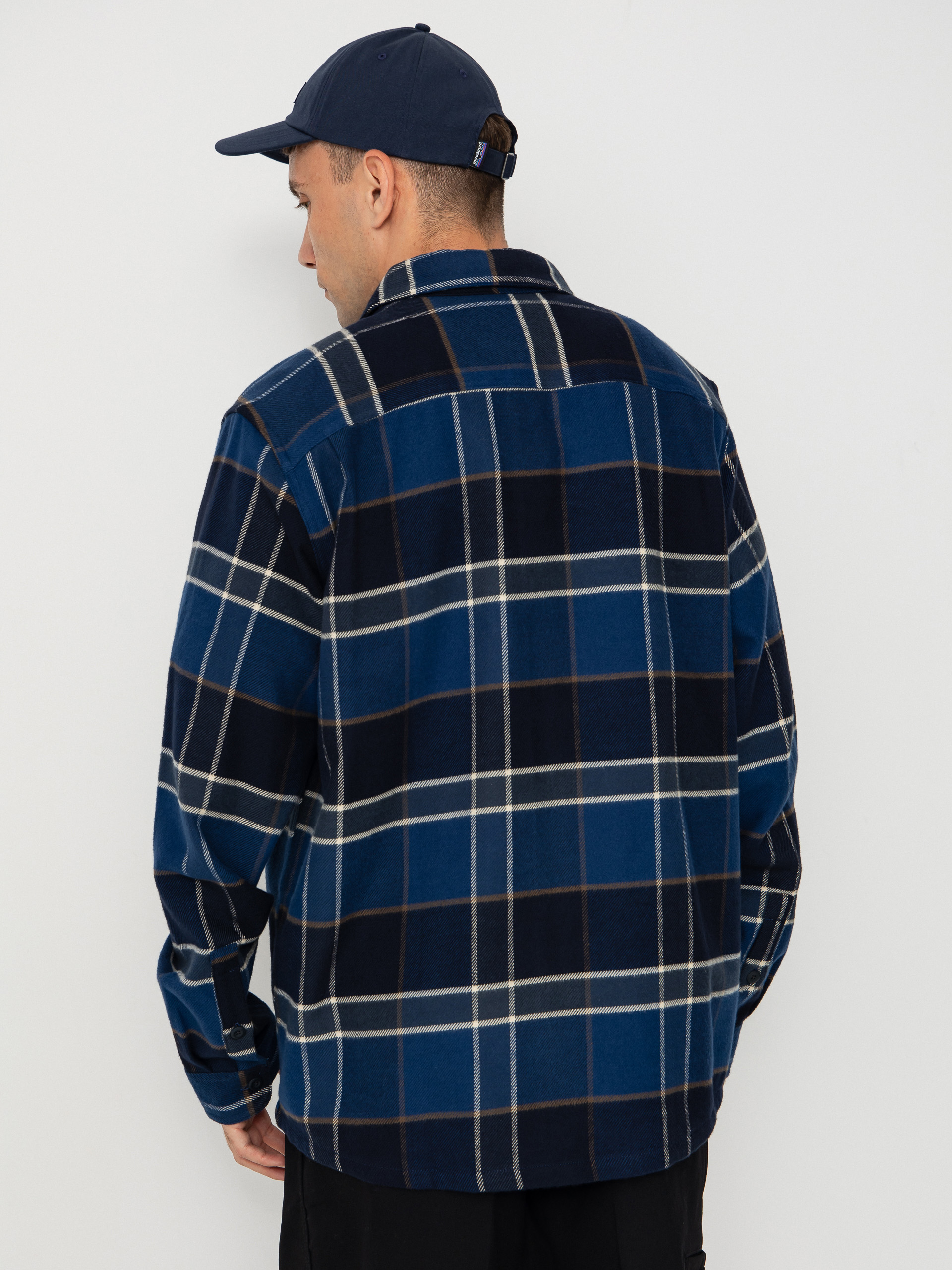 Košile Patagonia Fjord Flannel (cycles sunken blue)