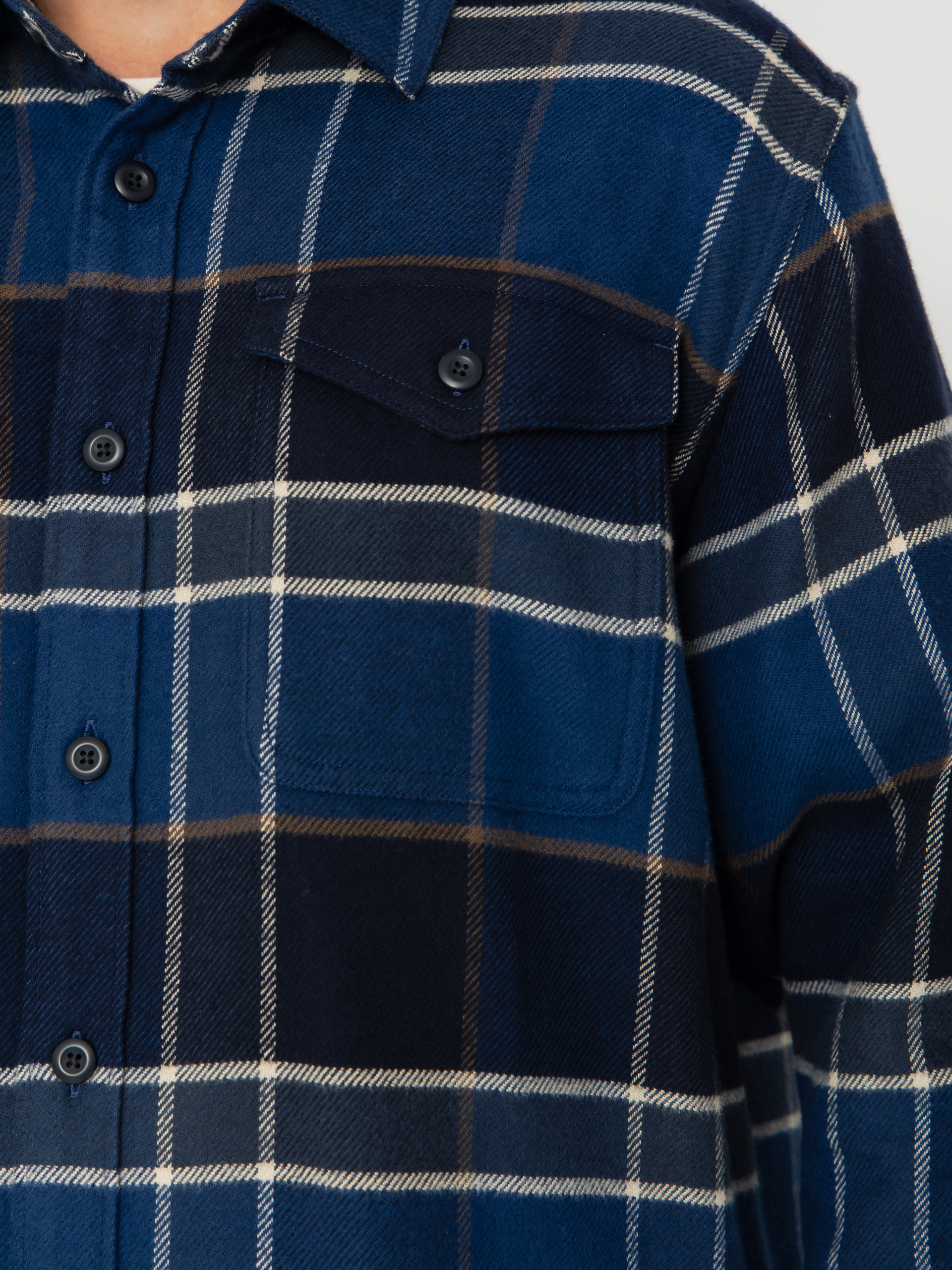 Košile Patagonia Fjord Flannel (cycles sunken blue)