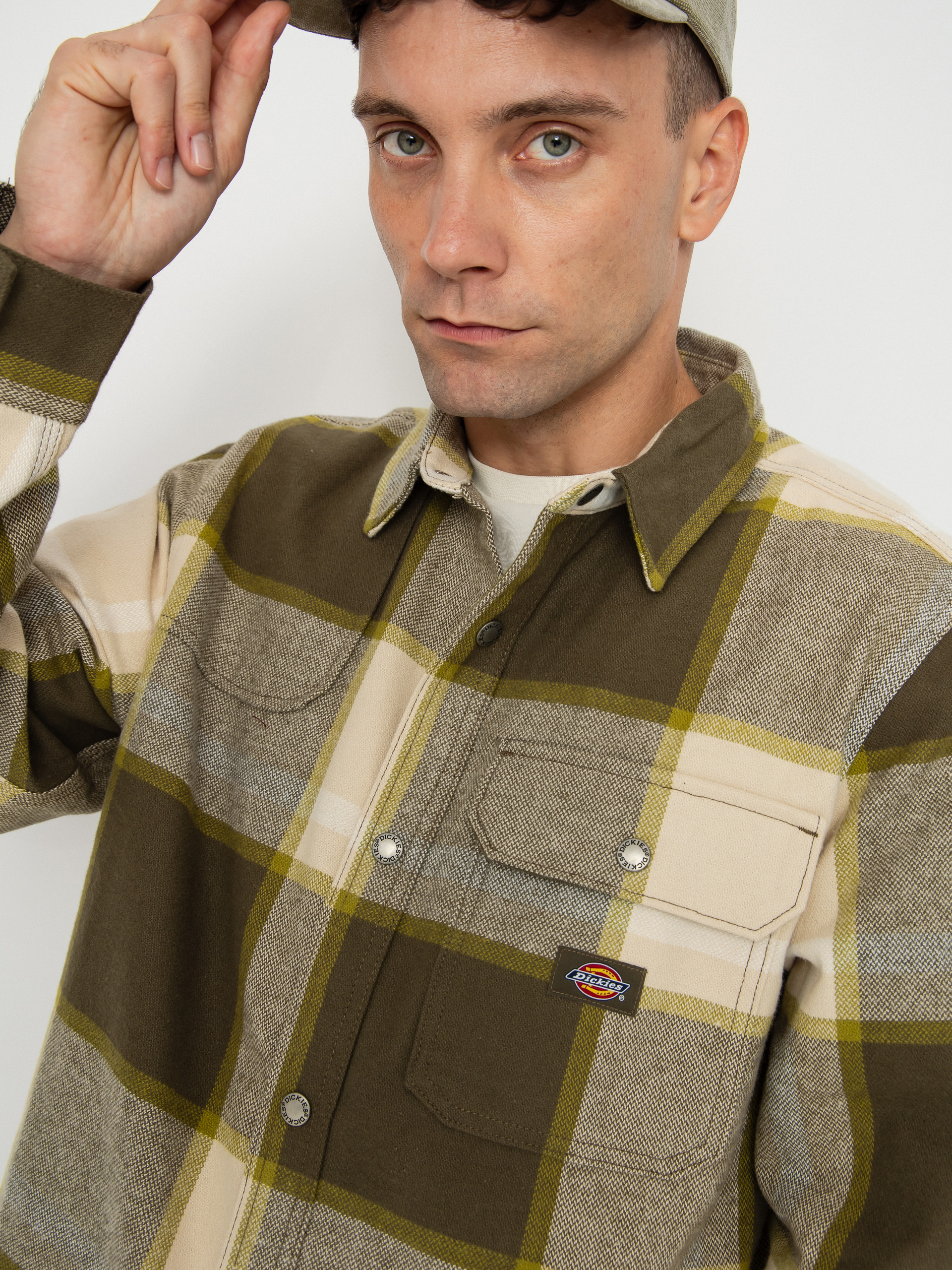 Košile Dickies Nimmons (wood ash)