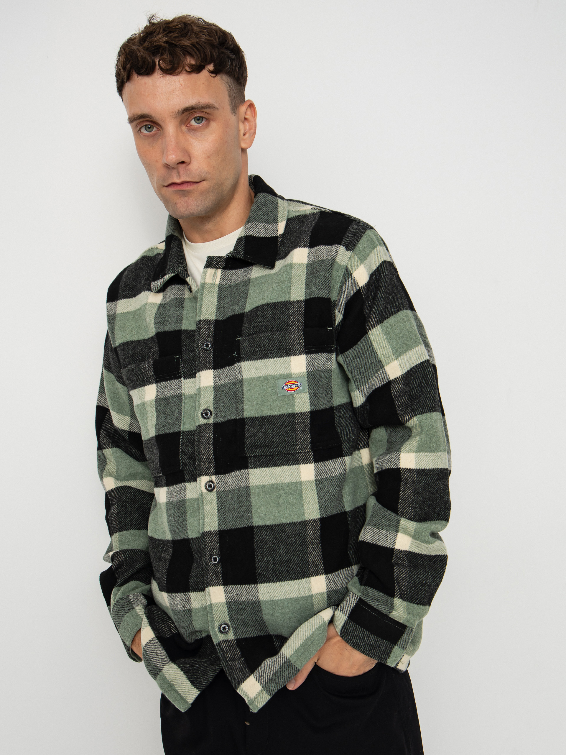 Kou0161ile Dickies Plaid Coaling (sea spray)