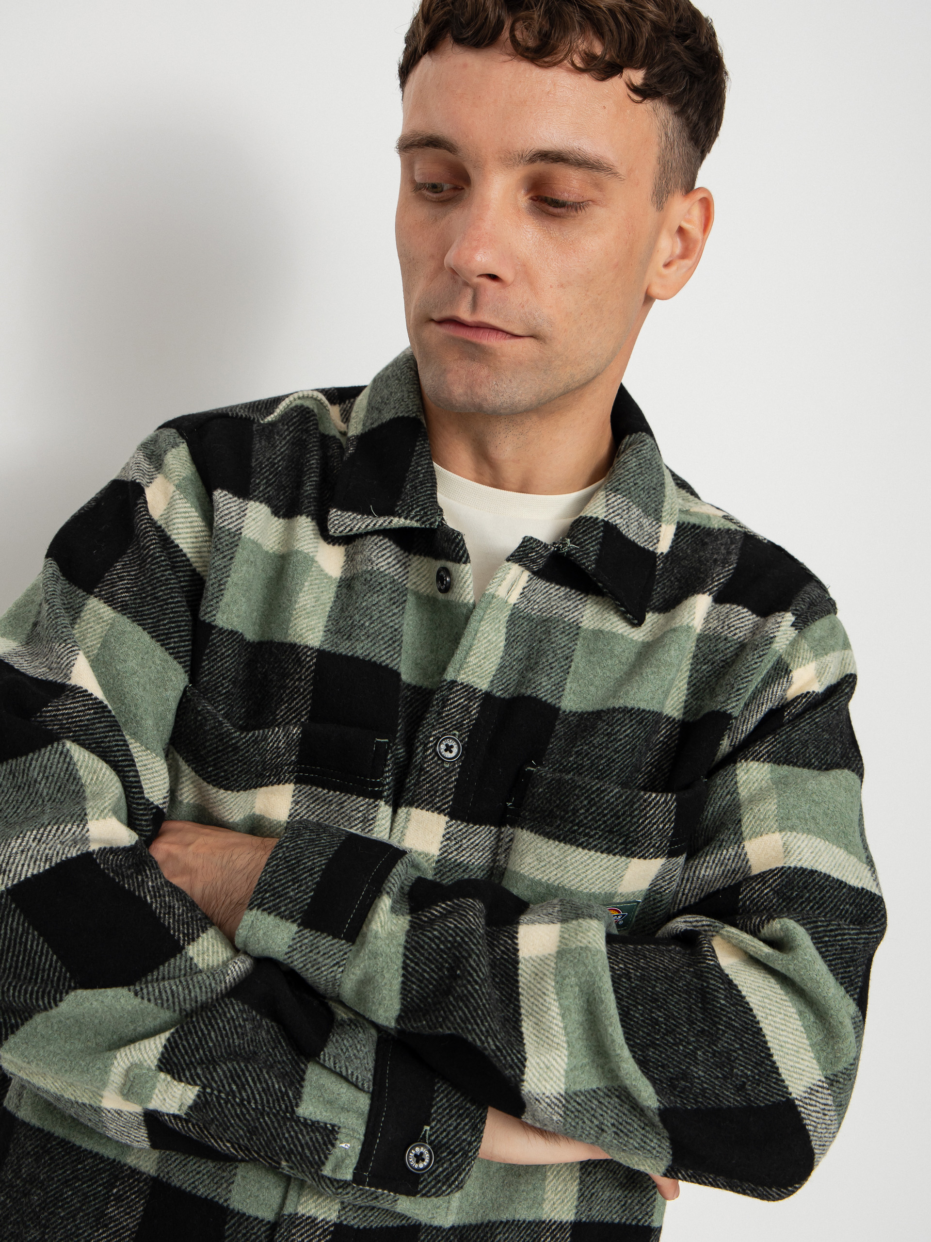 Košile Dickies Plaid Coaling (sea spray)