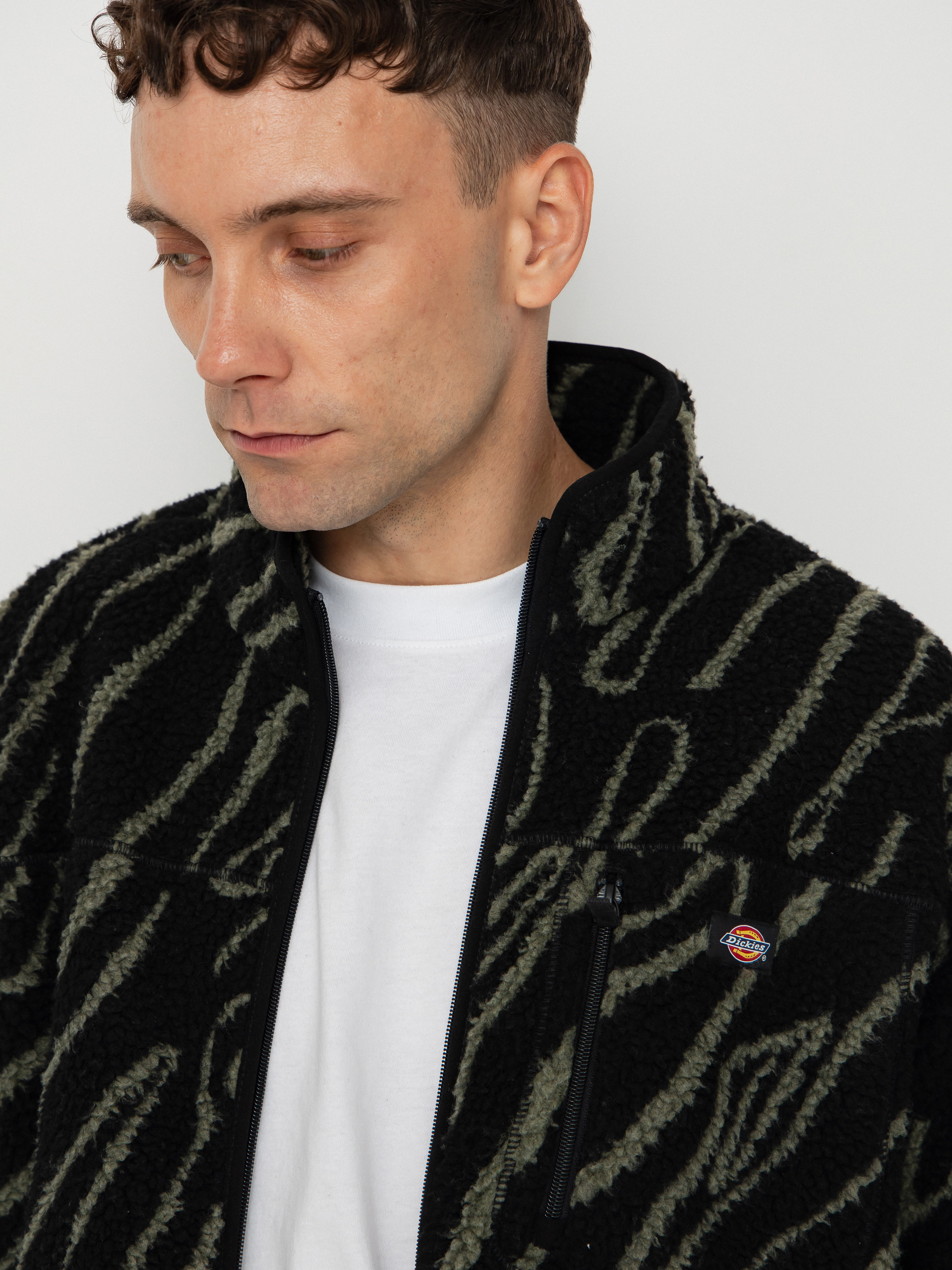 Pánský Fleecová mikina Dickies Mount Hope Printed (black)