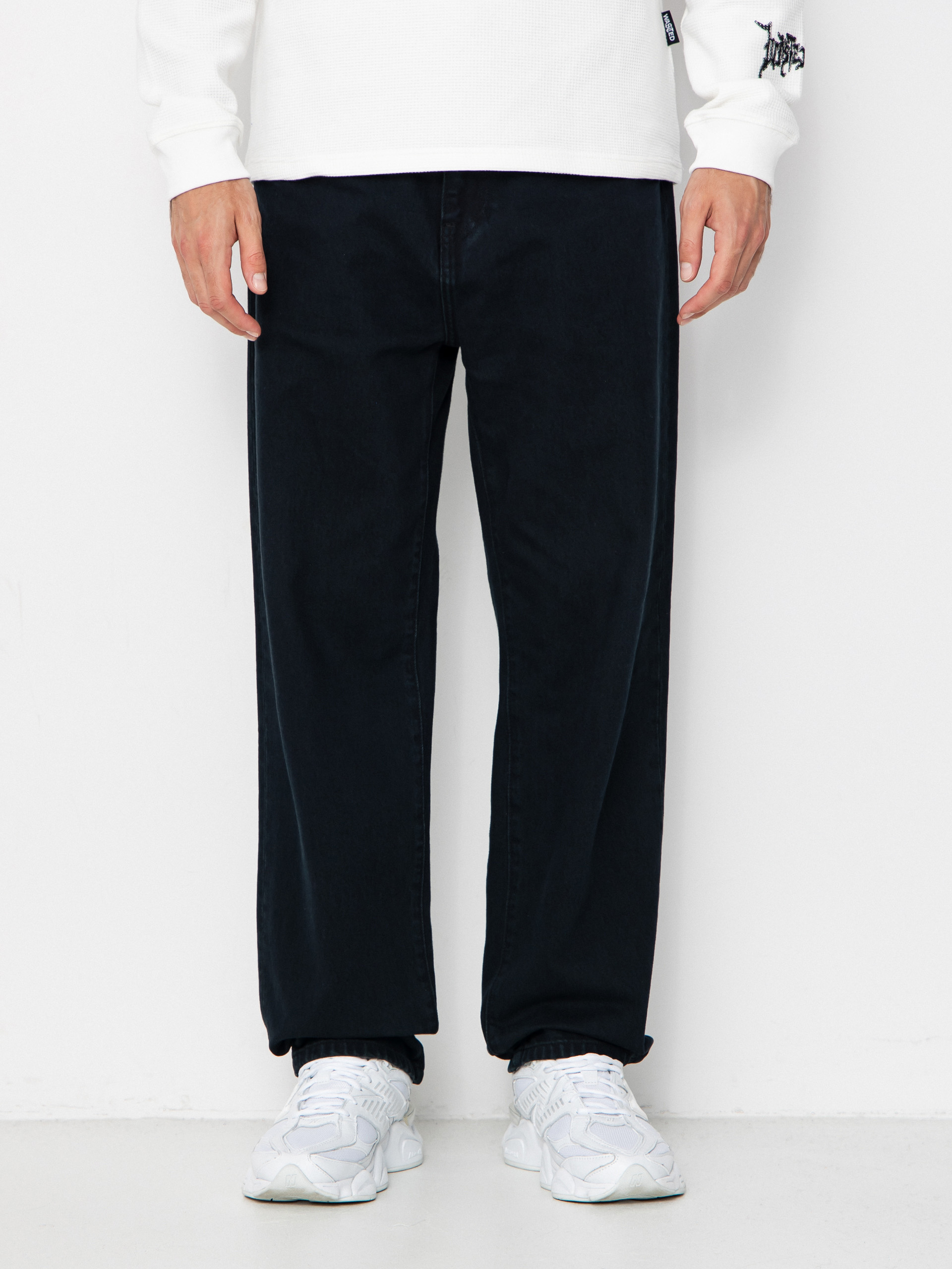Kalhoty Carhartt WIP Aaron (blue/midnight wash)