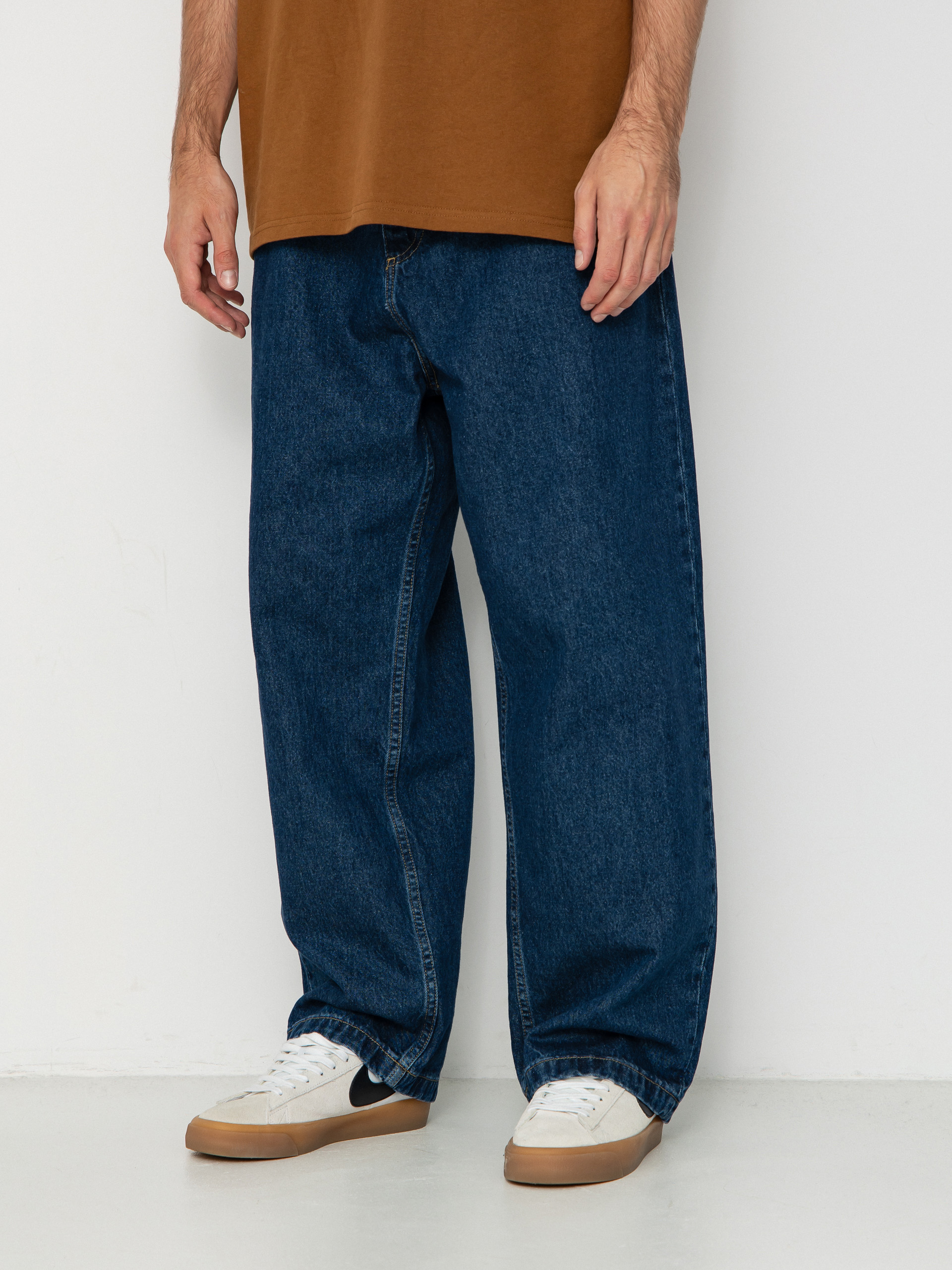 Kalhoty Carhartt WIP Brandon (blue/stone washed)