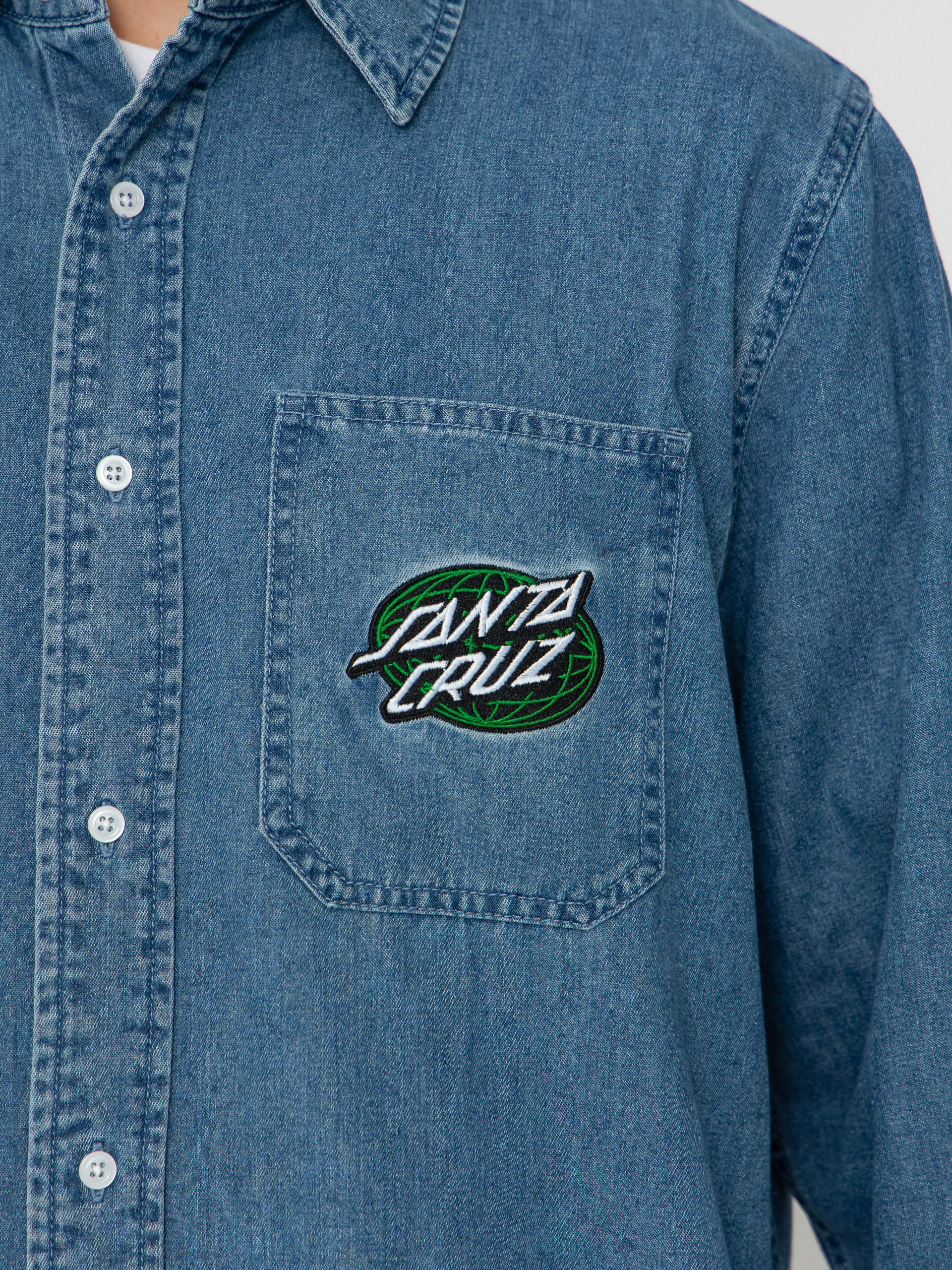 Košile Santa Cruz Global Oval Dot (classic blue)