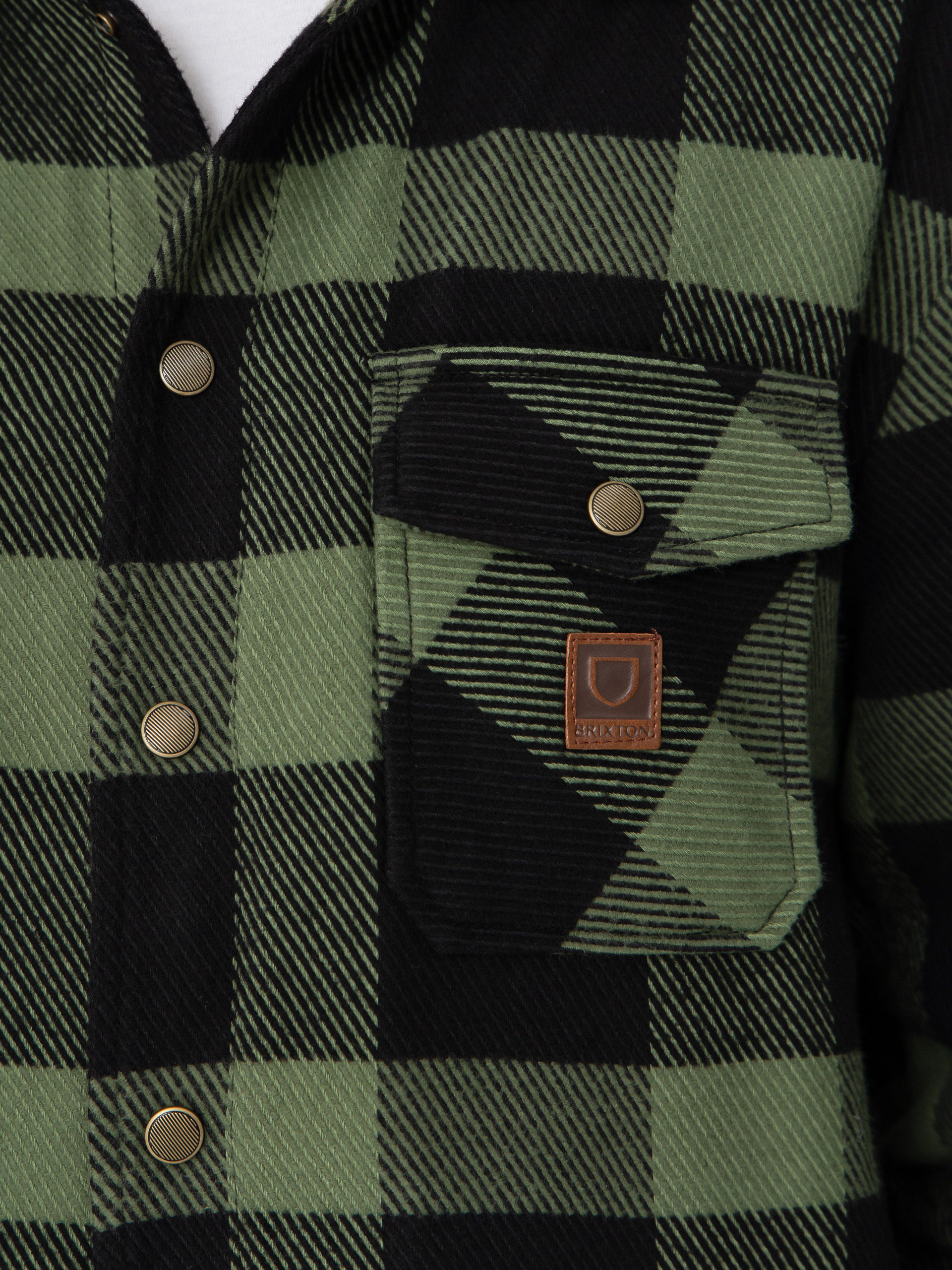 Bunda Brixton Durham Lined (black/wild green flannel)
