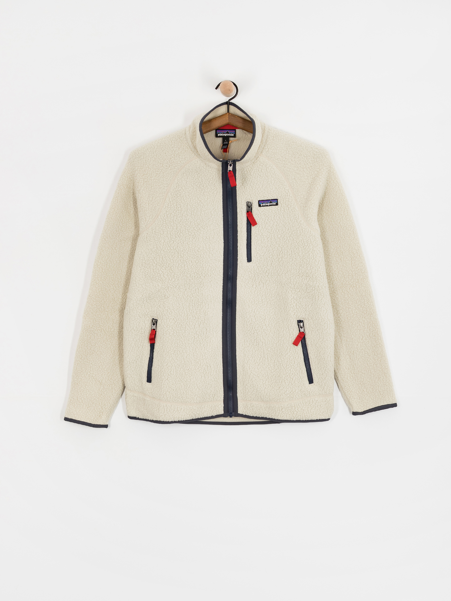 Bunda Patagonia Retro Pile (pelican w/smolder blue)