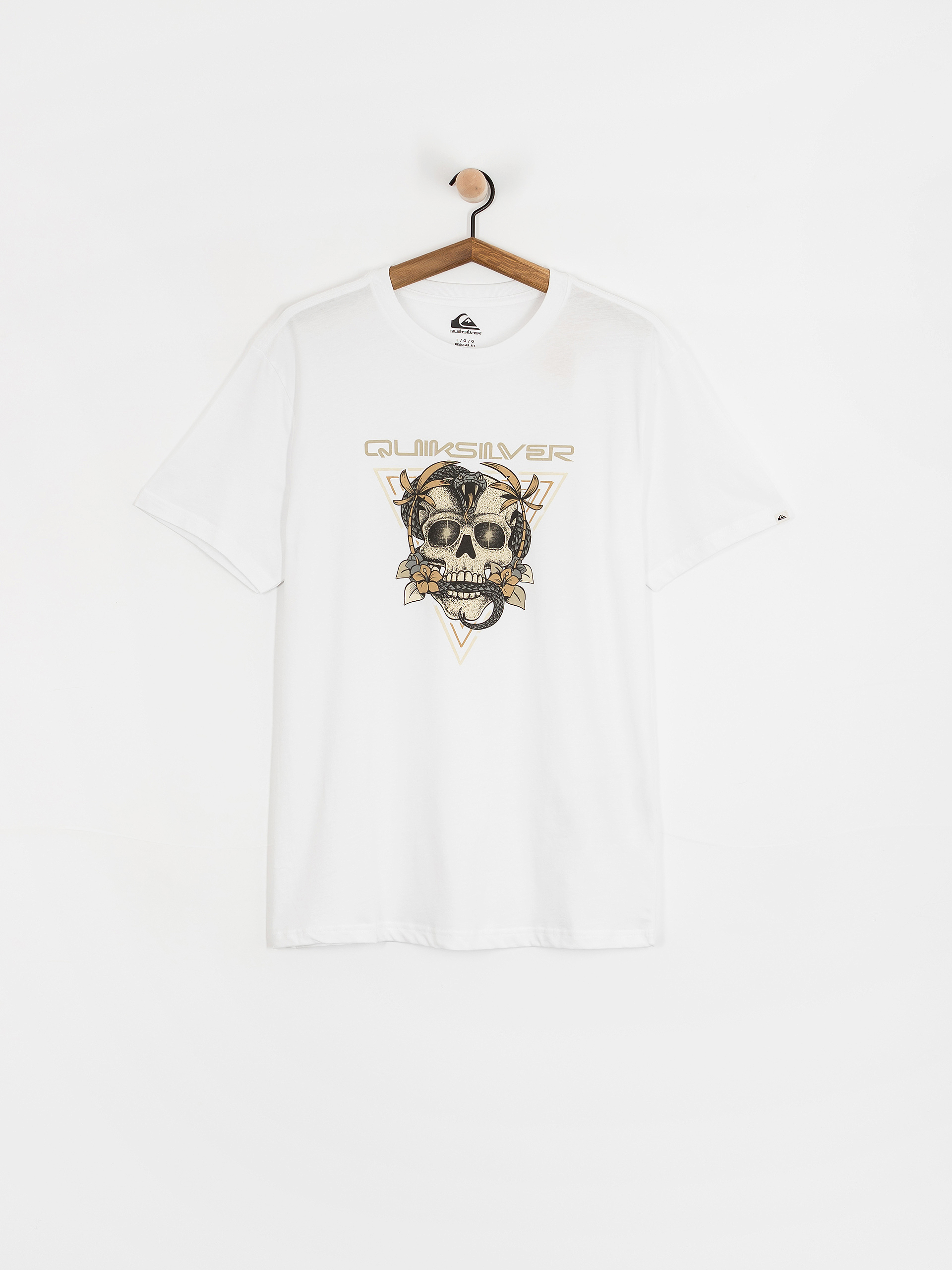 Tričko Quiksilver Core Skull (white)