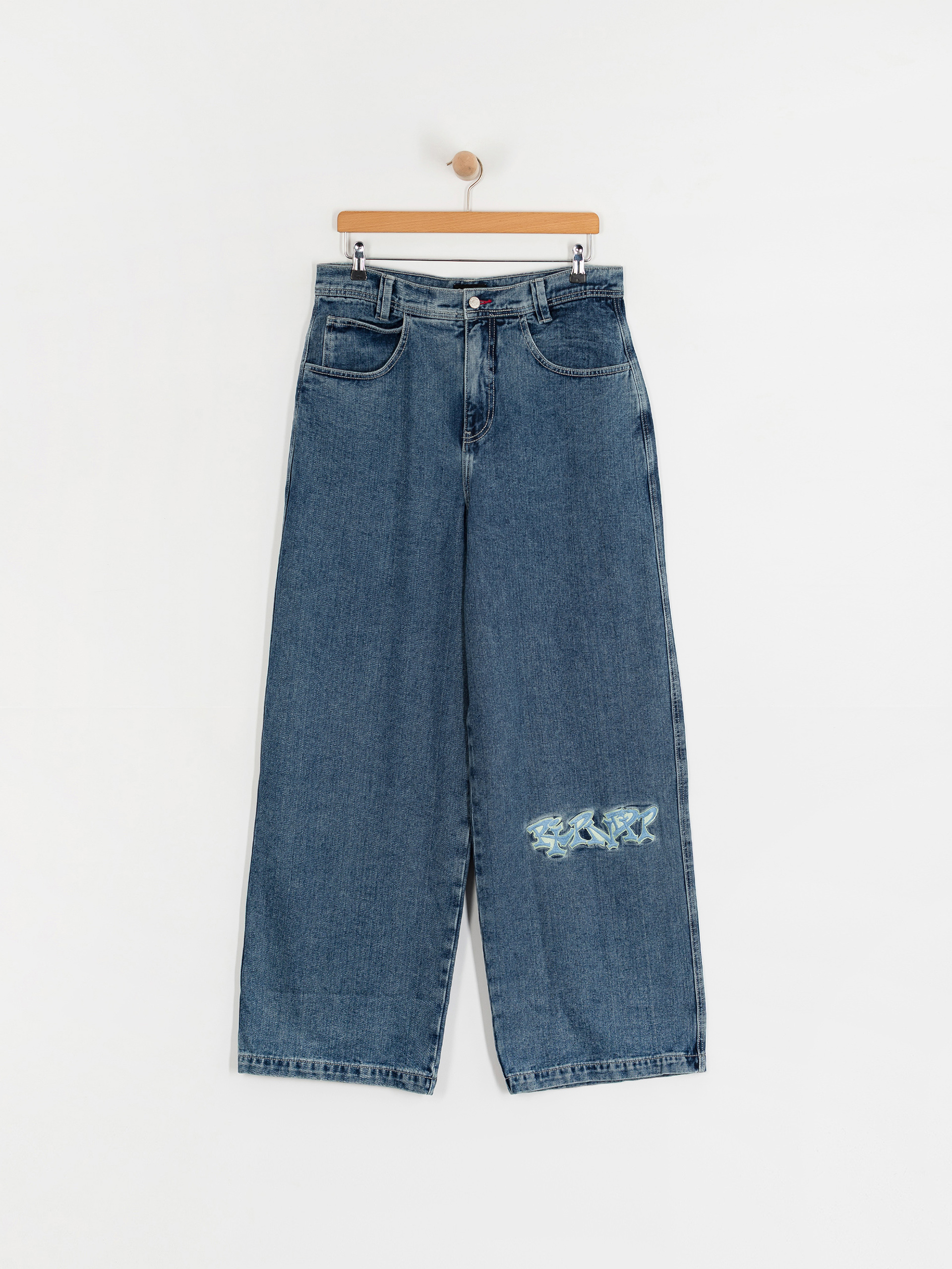 Kalhoty RipNDip Ace Ultra Wide Leg (medium wash)