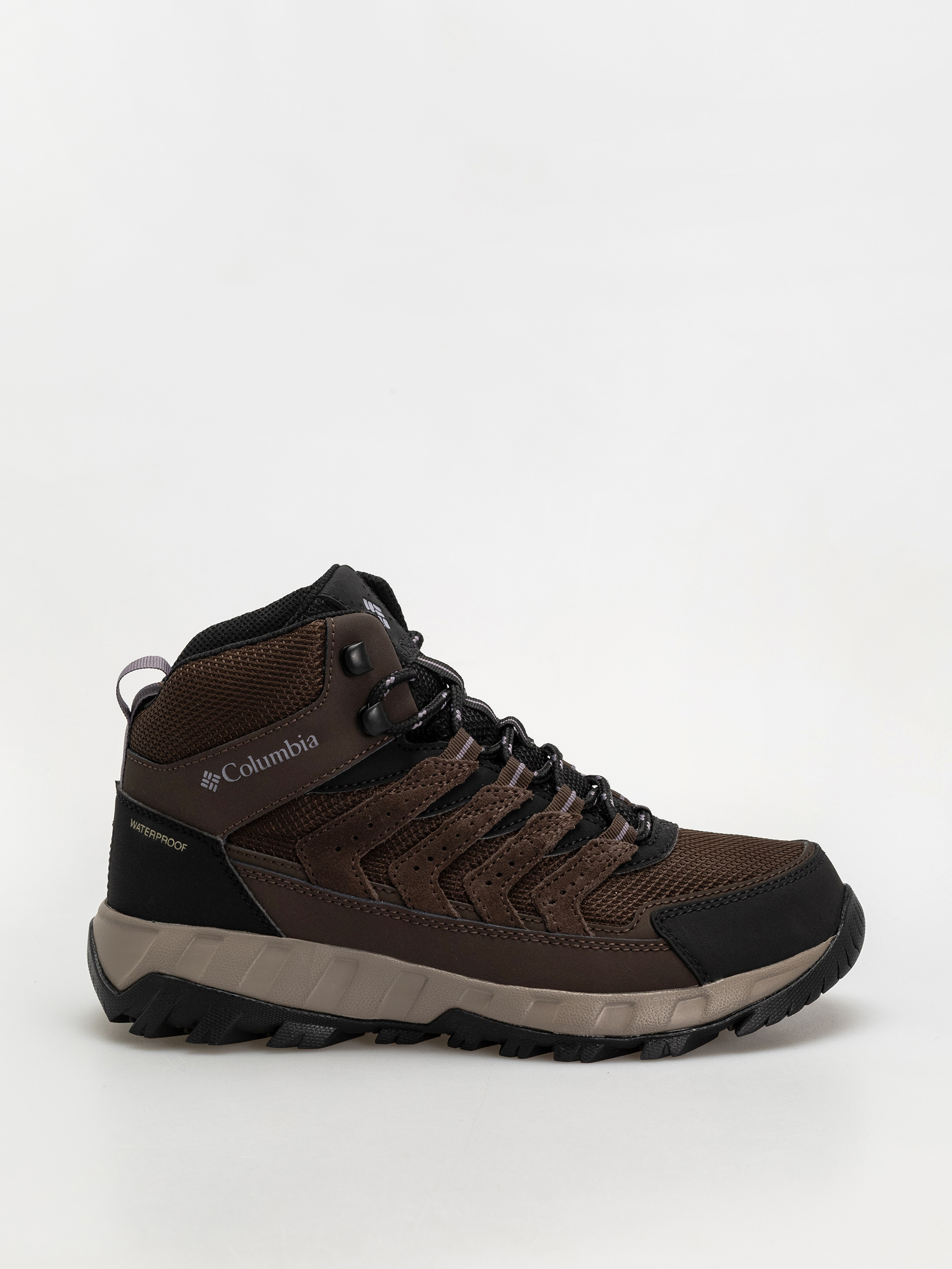 Boty Columbia Strata Trail Mid WP Wmn (cordovan/granite purple)