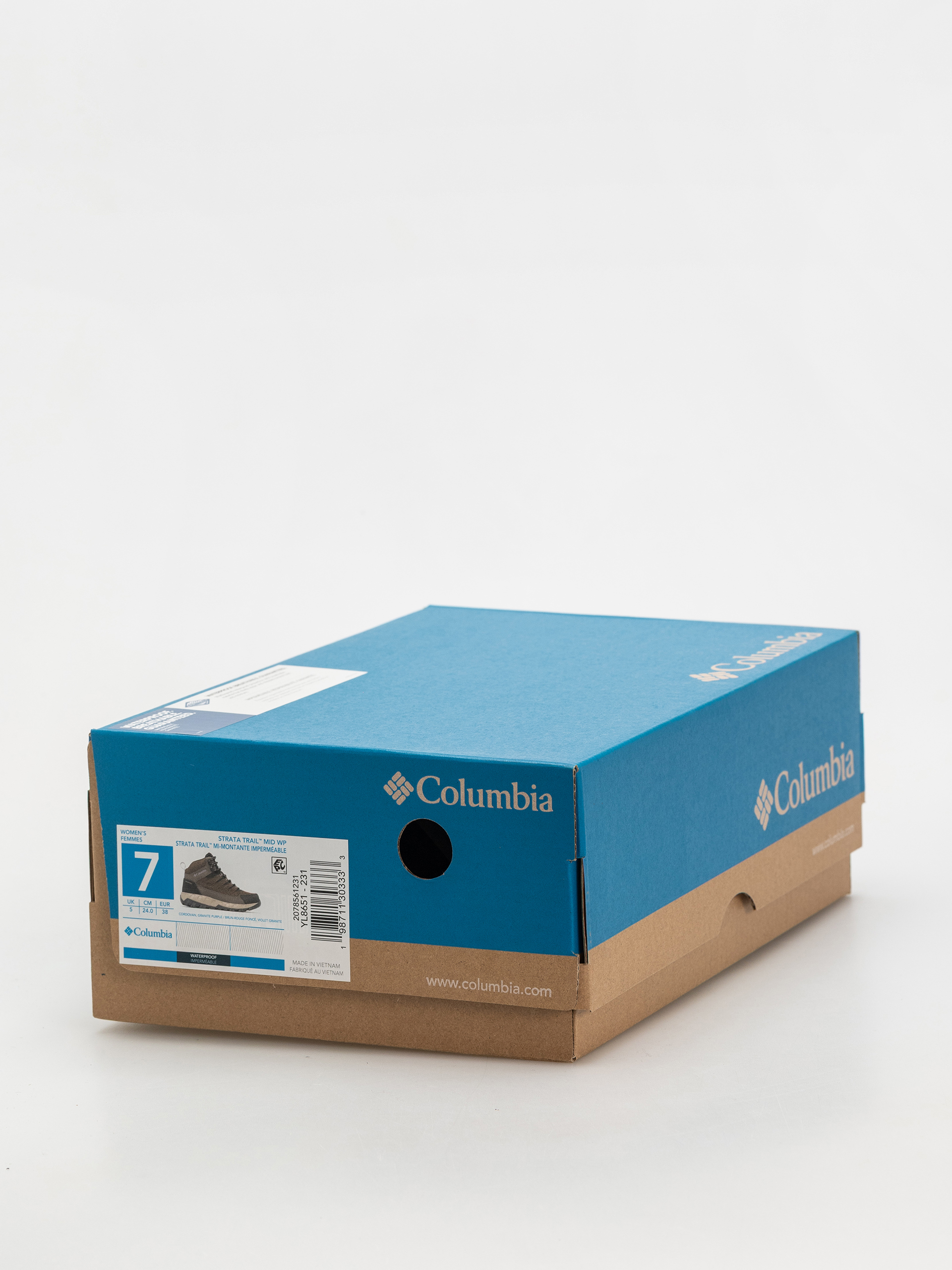 Boty Columbia Strata Trail Mid WP Wmn (cordovan/granite purple)