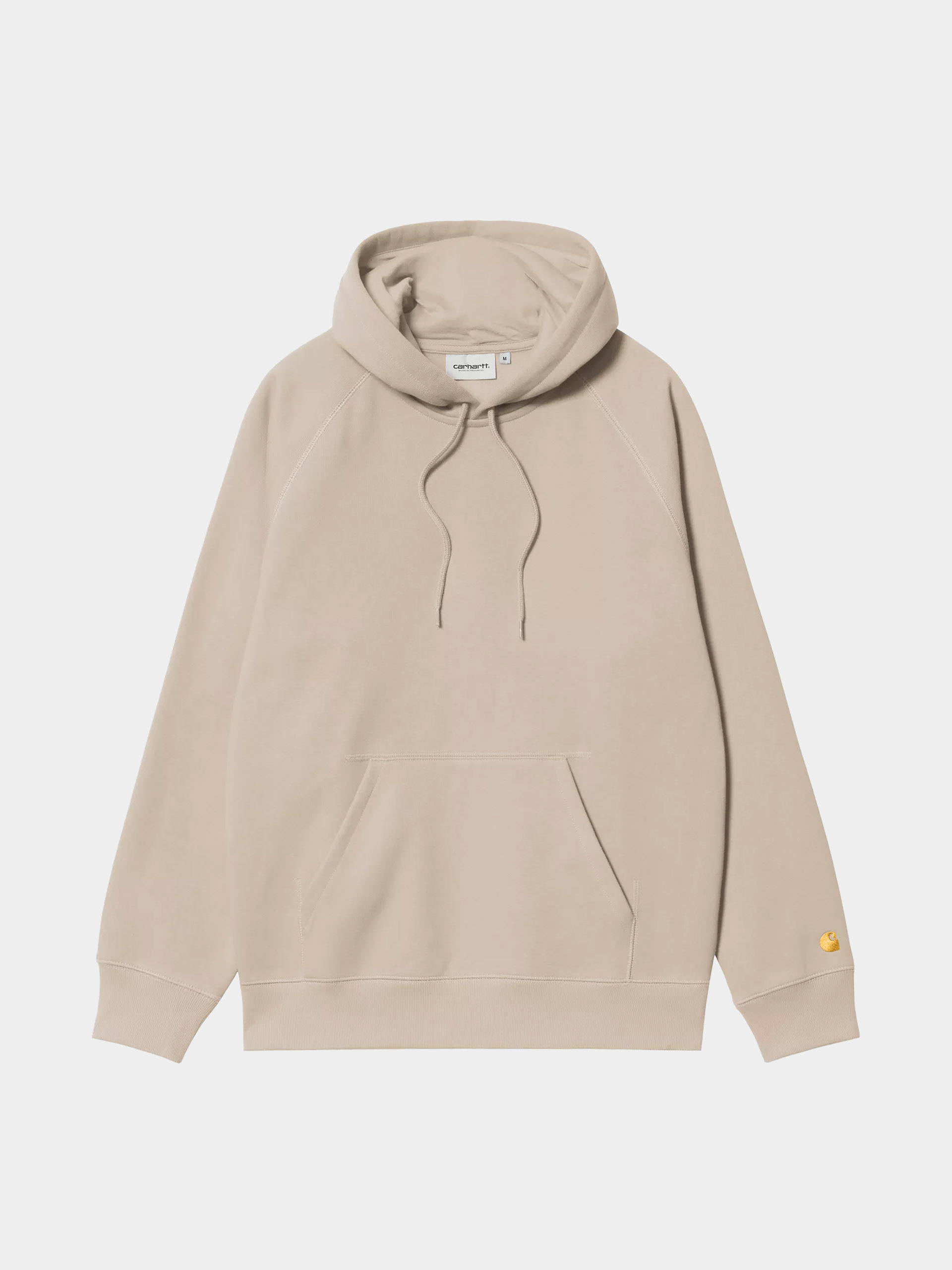 Mikina s kapucí Carhartt WIP Chase HD (fleur de sel/gold)