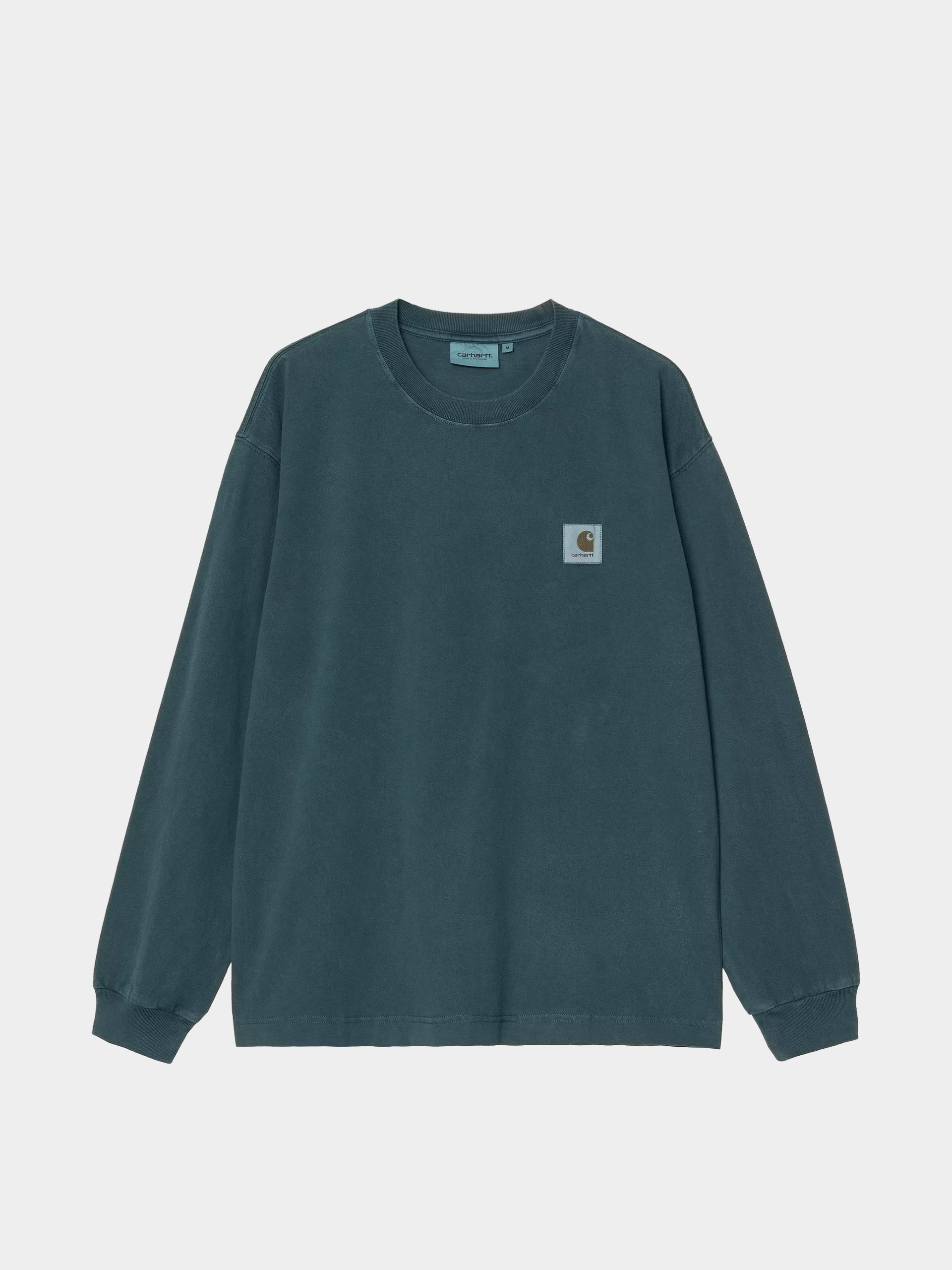 Triko Carhartt WIP Vista (deep lagoon/garment dyed)