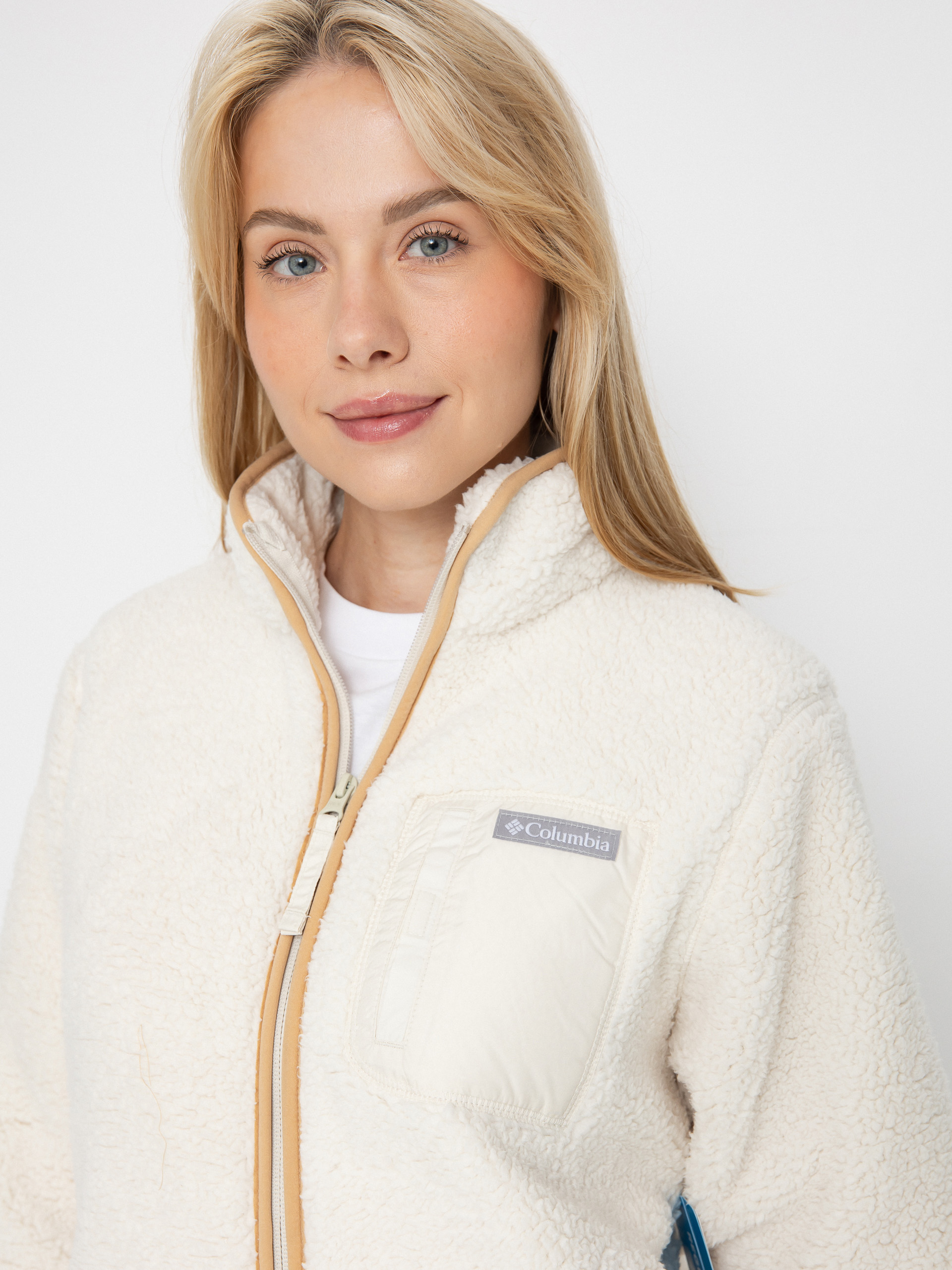 Dámský Fleecová mikina Columbia West Bend Full Zip II (chalk)