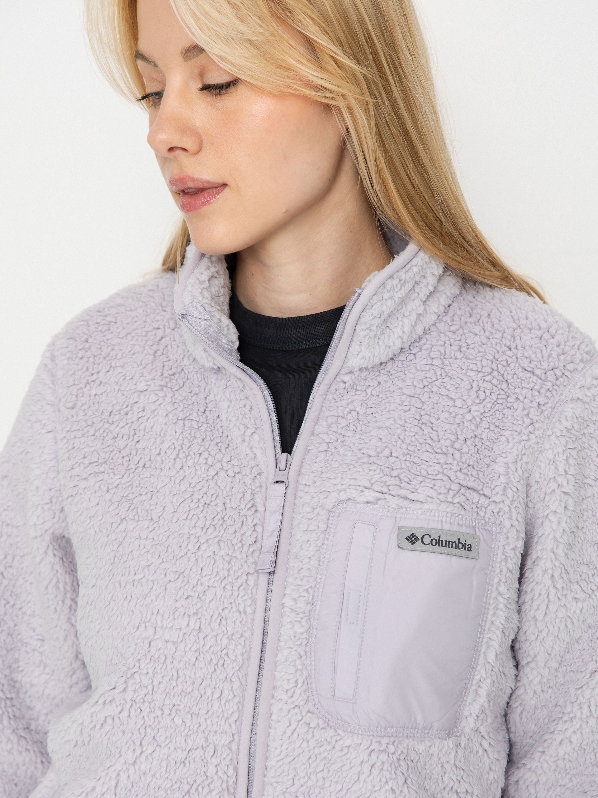 Dámský Fleecová mikina Columbia West Bend Full Zip II (lavender pearl)