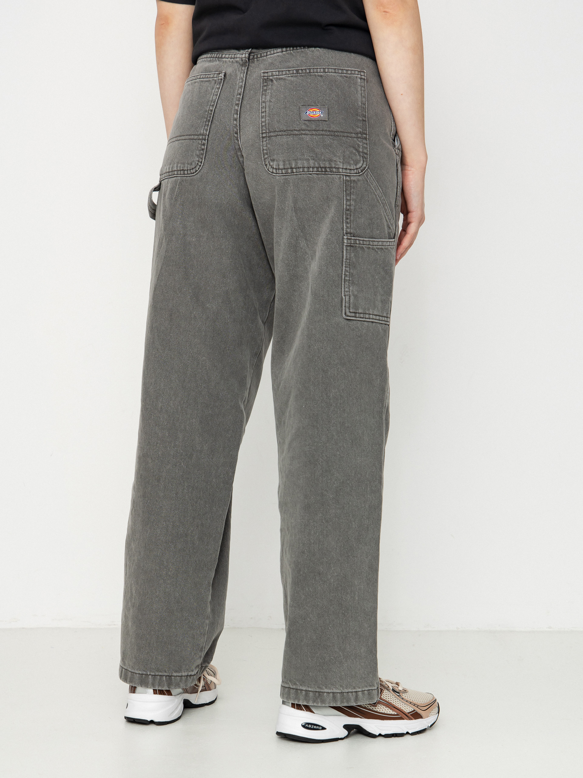 Kalhoty Dickies Stevensville Carpenter Wmn (grey wash tinted)