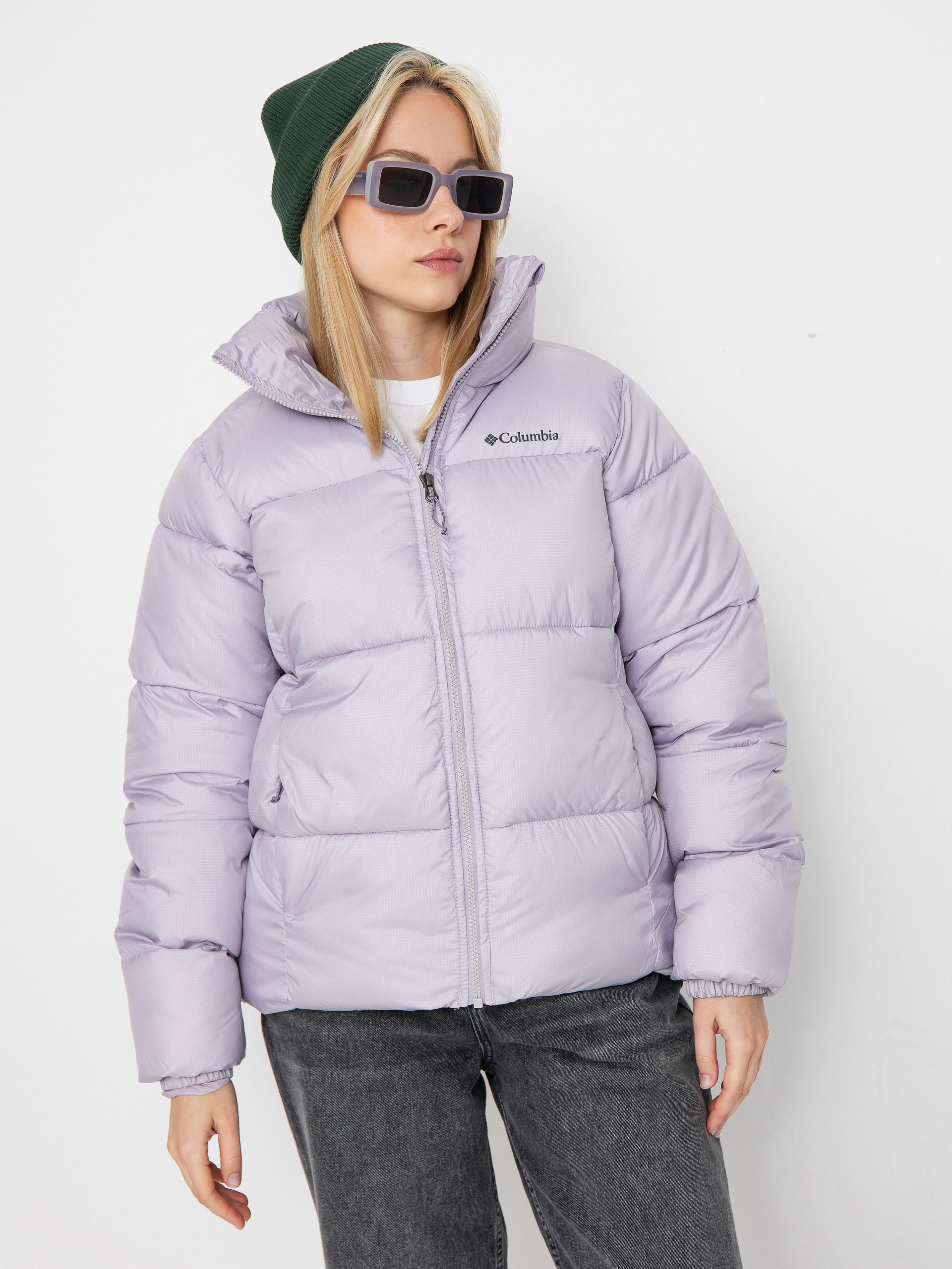 Bunda Columbia Puffect II Full Zip Wmn (lavender pearl)