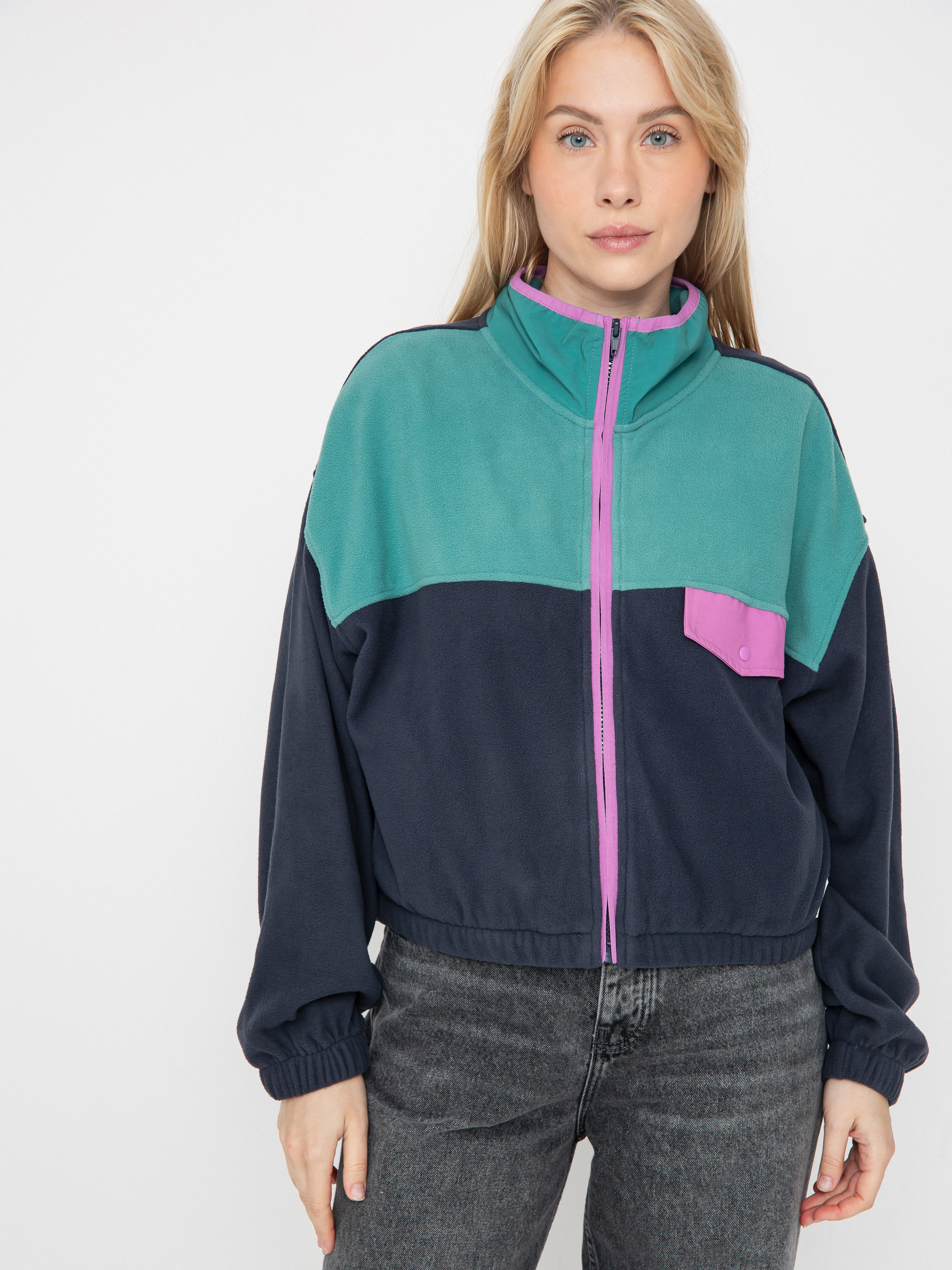 Fleecová mikina Quiksilver Kedai FZ Wmn