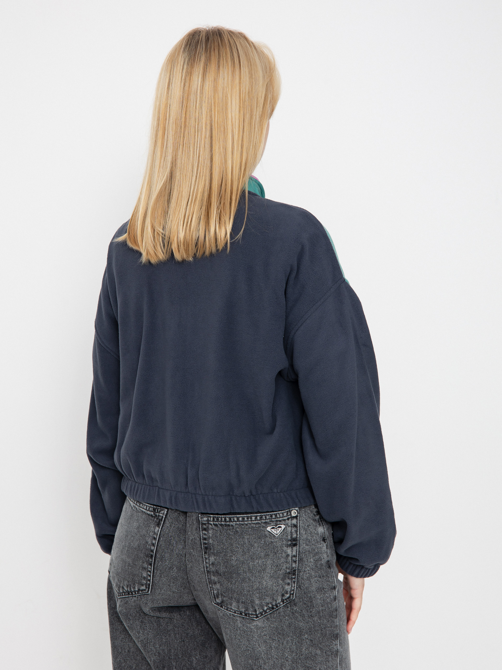 Dámský Fleecová mikina Quiksilver Kedai FZ (india ink)