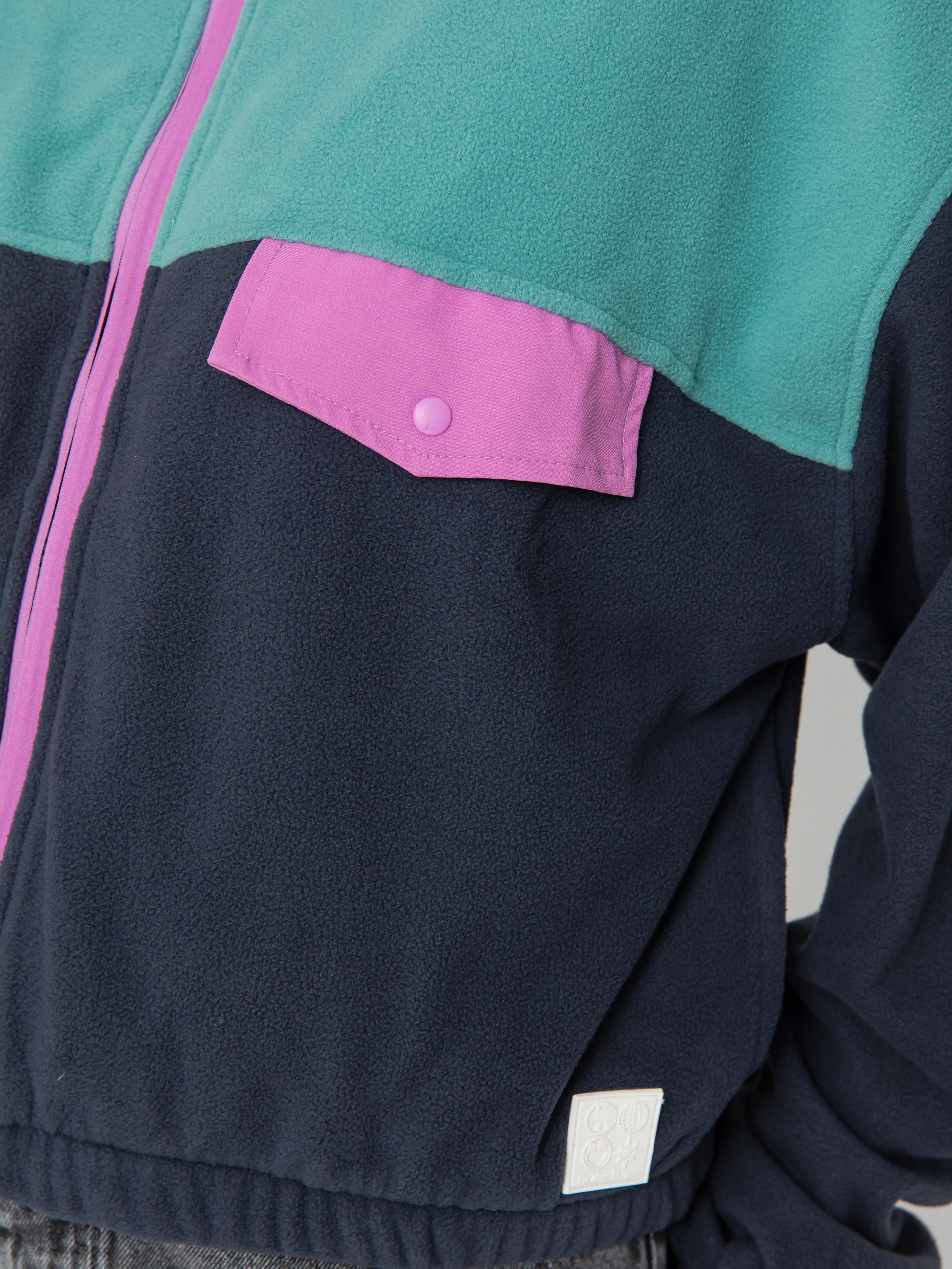 Dámský Fleecová mikina Quiksilver Kedai FZ (india ink)