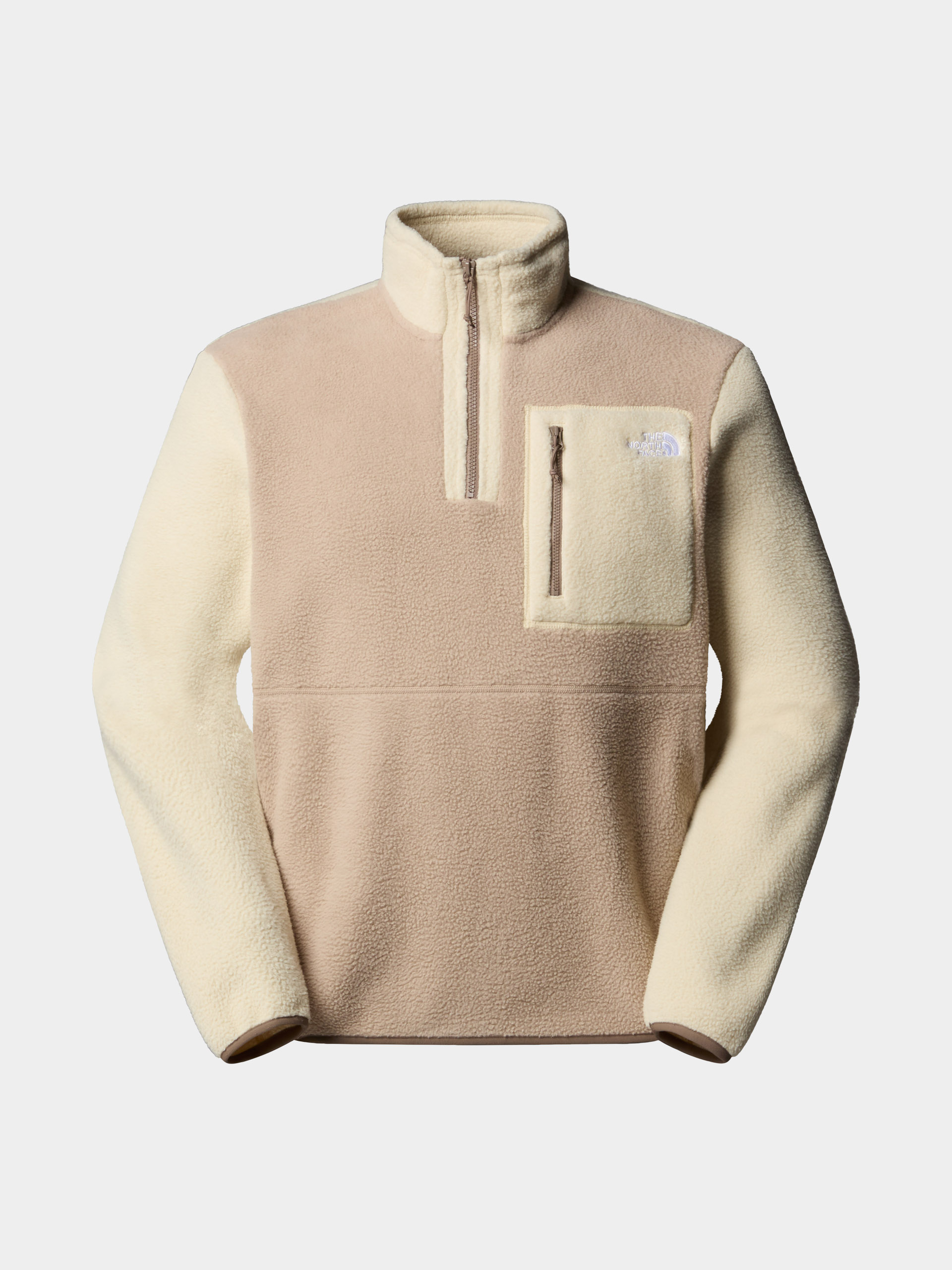 Fleecovu00e1 mikina The North Face Yumiori 1/4 Zip (mushroom grey/gravel/mo)