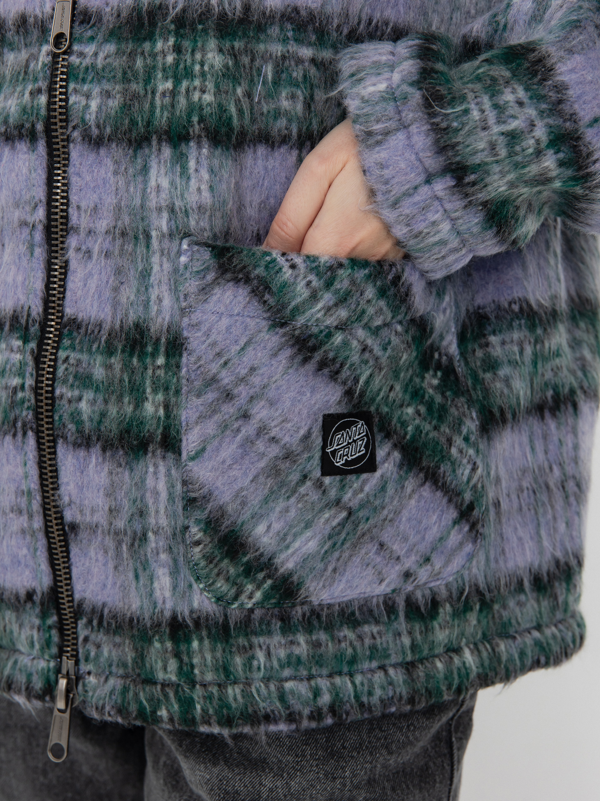 Bunda Santa Cruz Harbour Wmn (purple/green check)