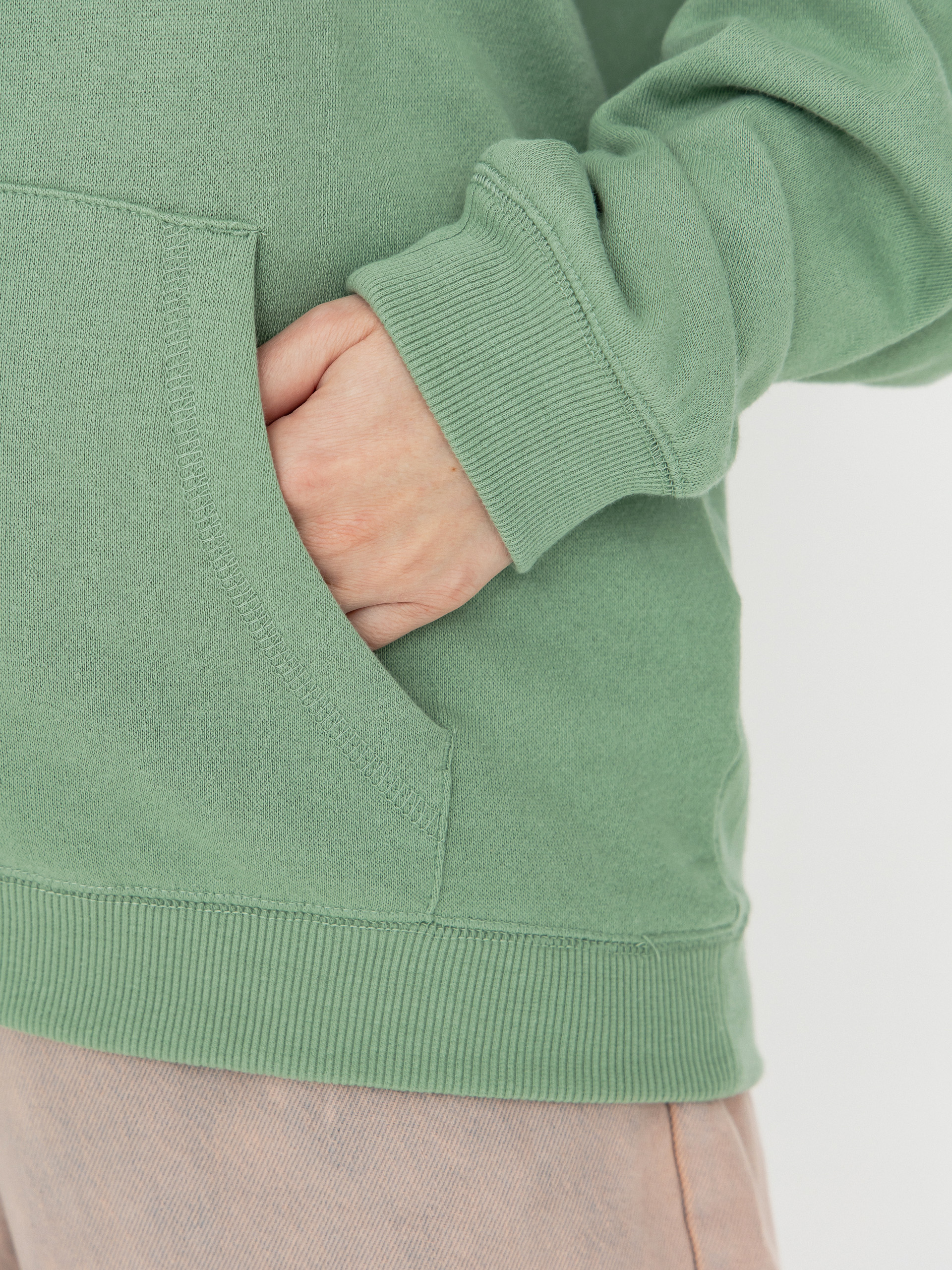 Mikina s kapucí Roxy Saturdaze HD Wmn (basil)