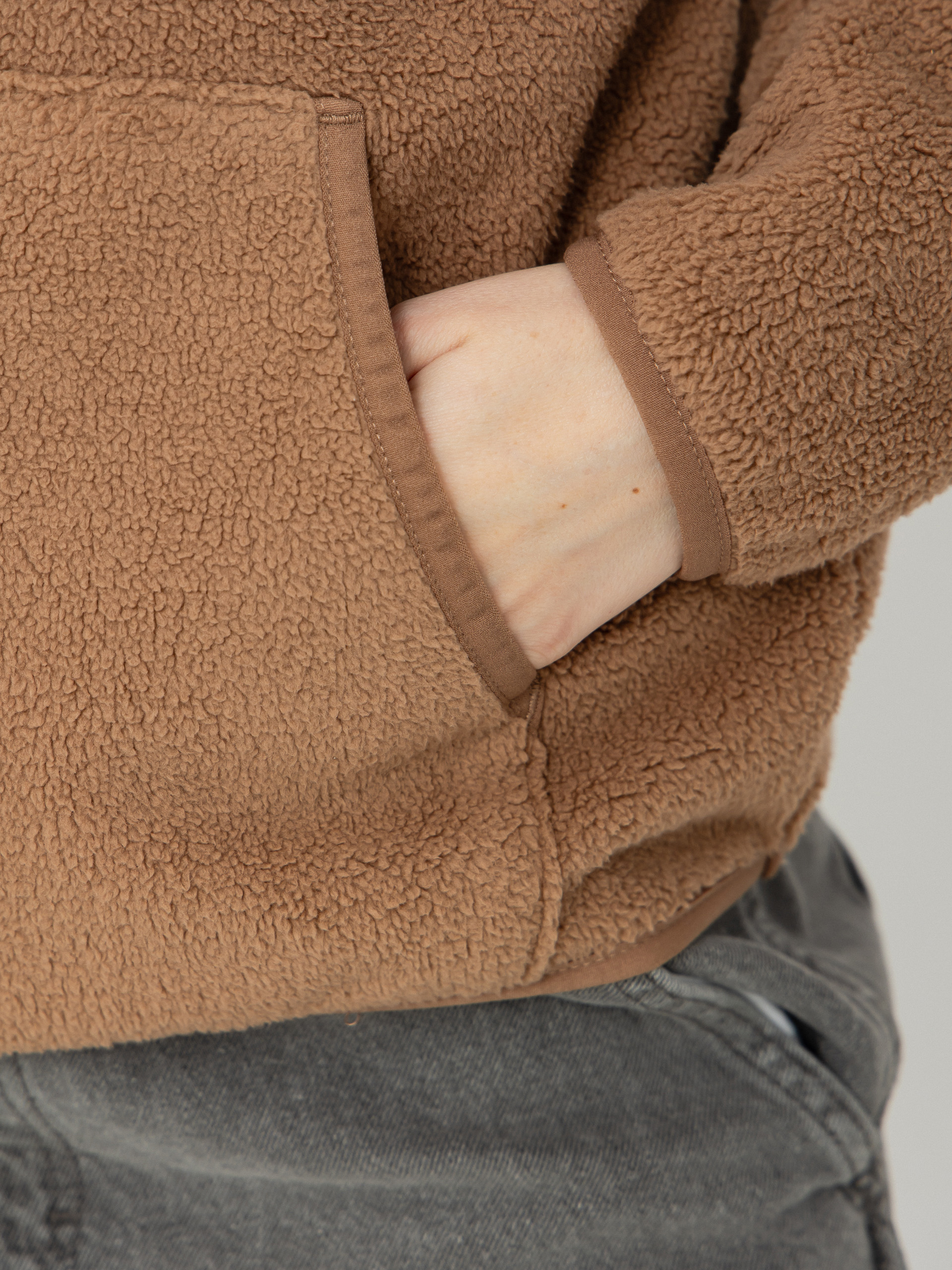 Dámský Fleecová mikina Roxy Cool Calling (woodsmoke)